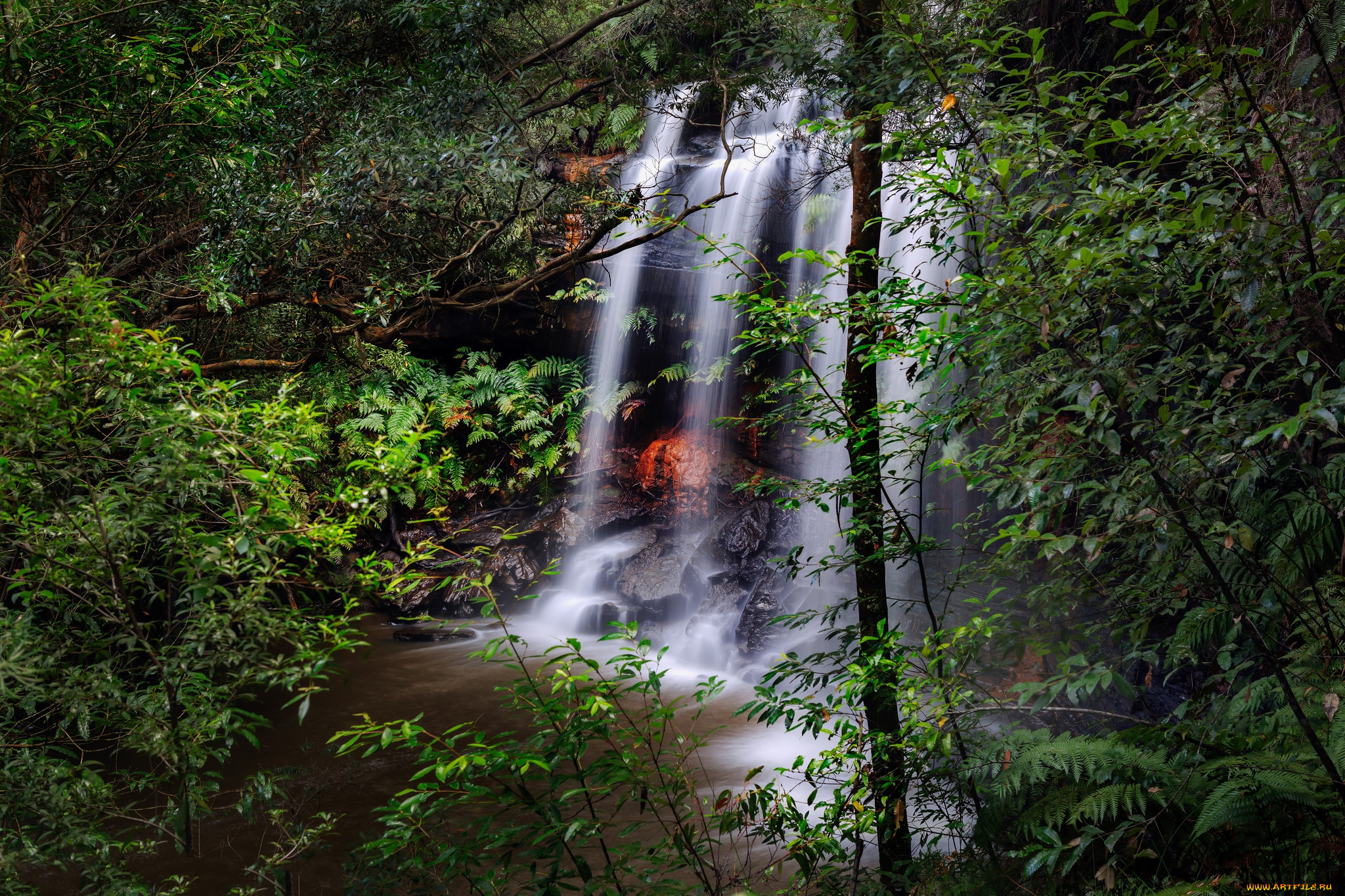 природа, водопады, простор