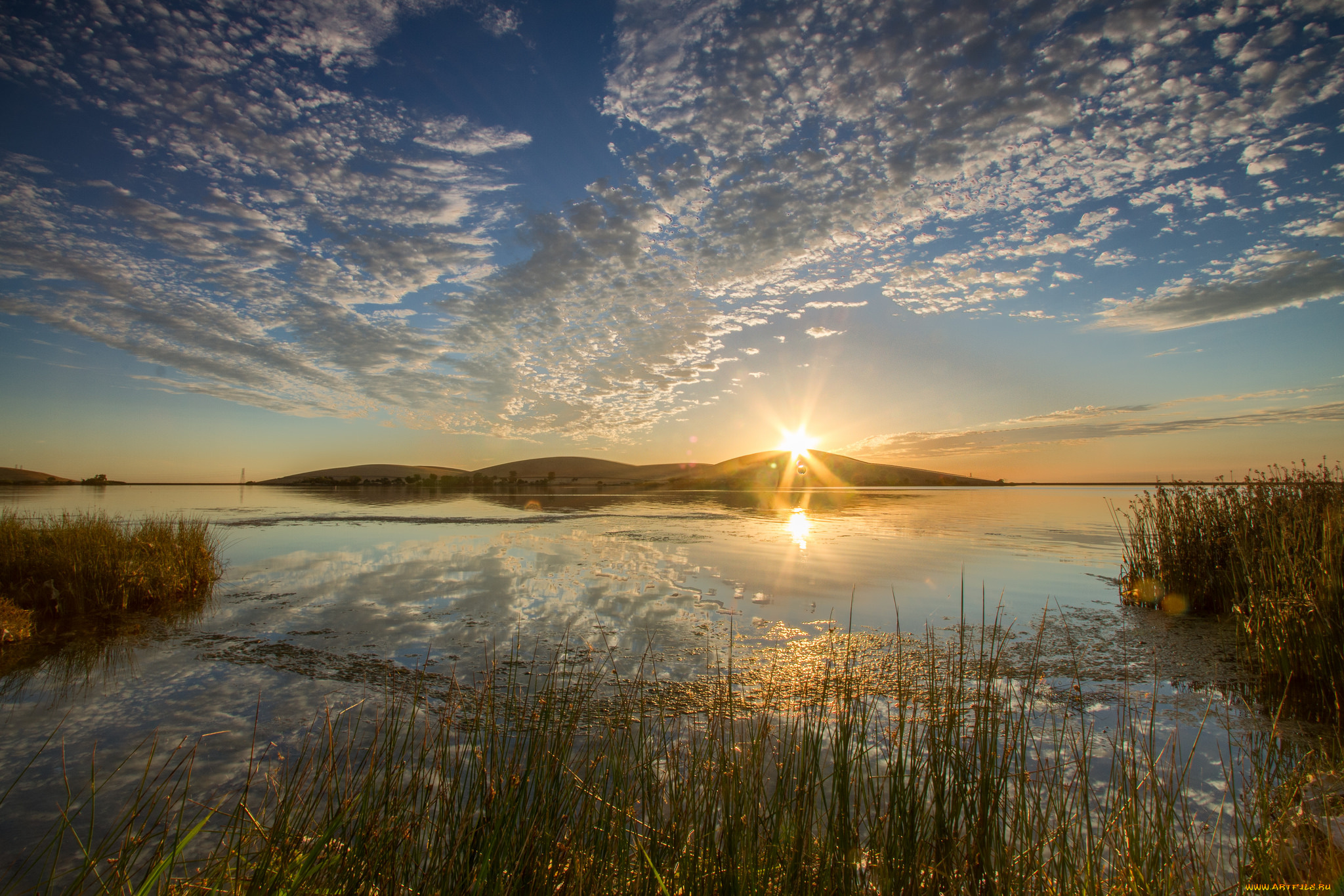 природа, восходы, закаты, простор