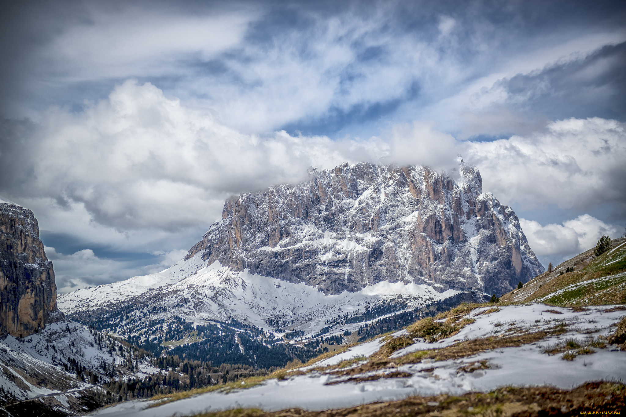 природа, горы, простор