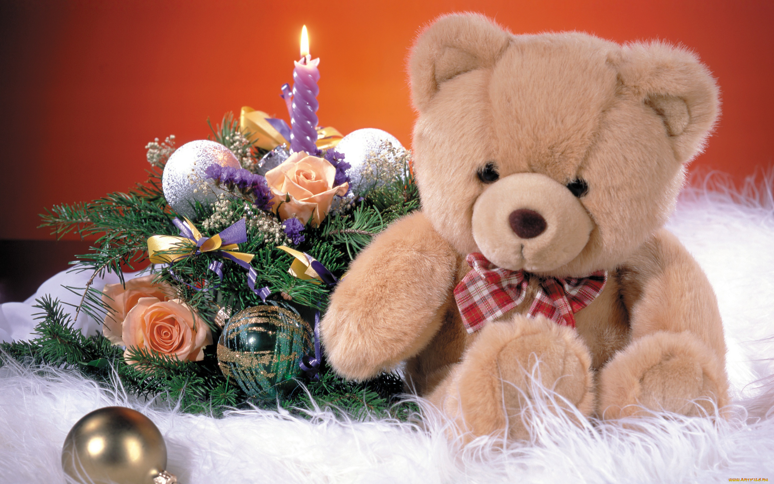 праздничные, мягкие, игрушки, мишка, плюшевый