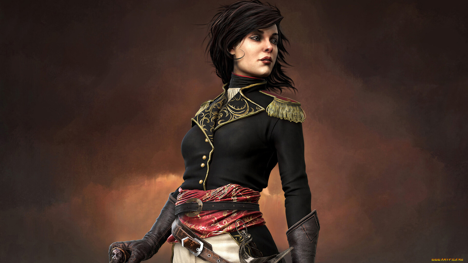 3д, графика, люди, , people, трость, девушка