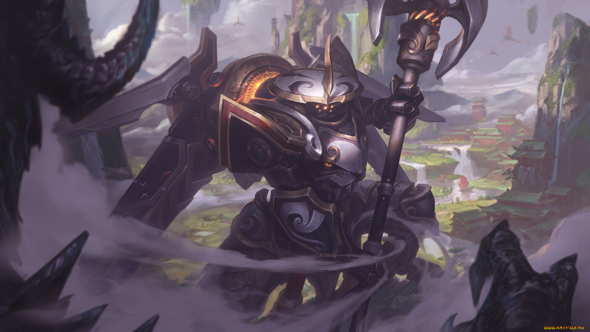 видео, игры, league, of, legends, робот, jax, league, of, legends, пыль