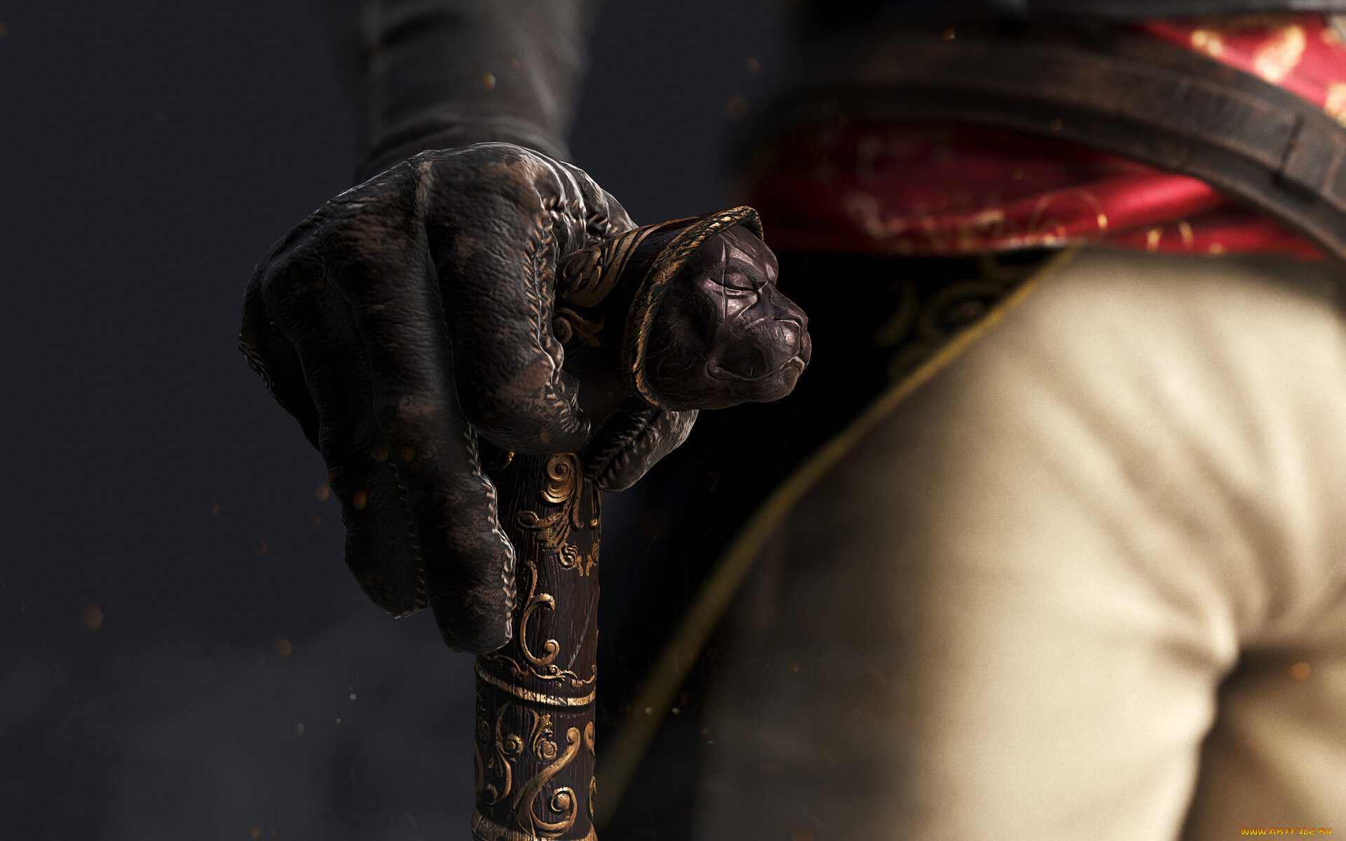 3д, графика, другое, , other, трость