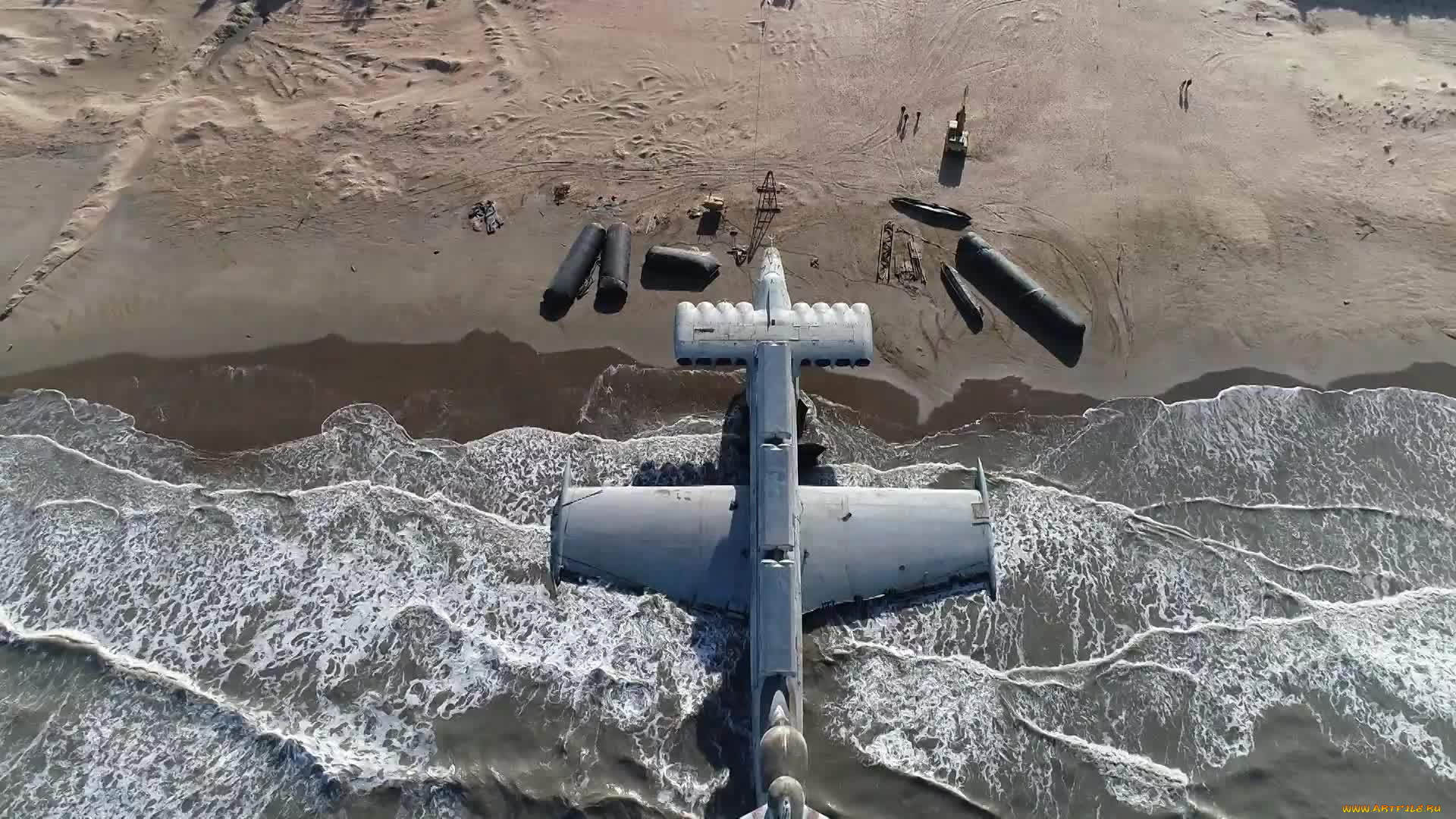 авиация, экспериментальные, самолёты, побережье, каспийское, море, экраноплан, лунь, ввс, ссср