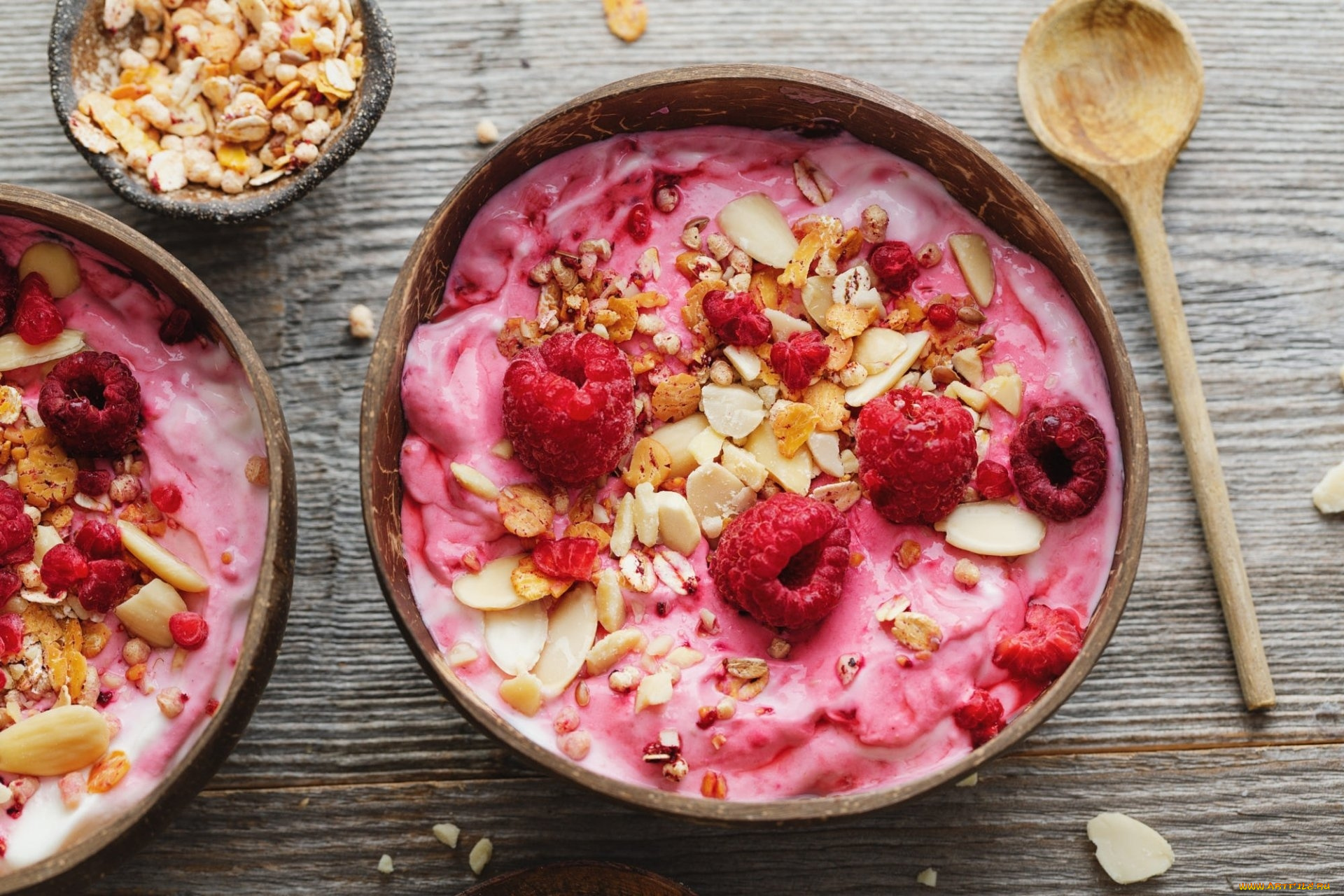 еда, мороженое, , десерты, малина