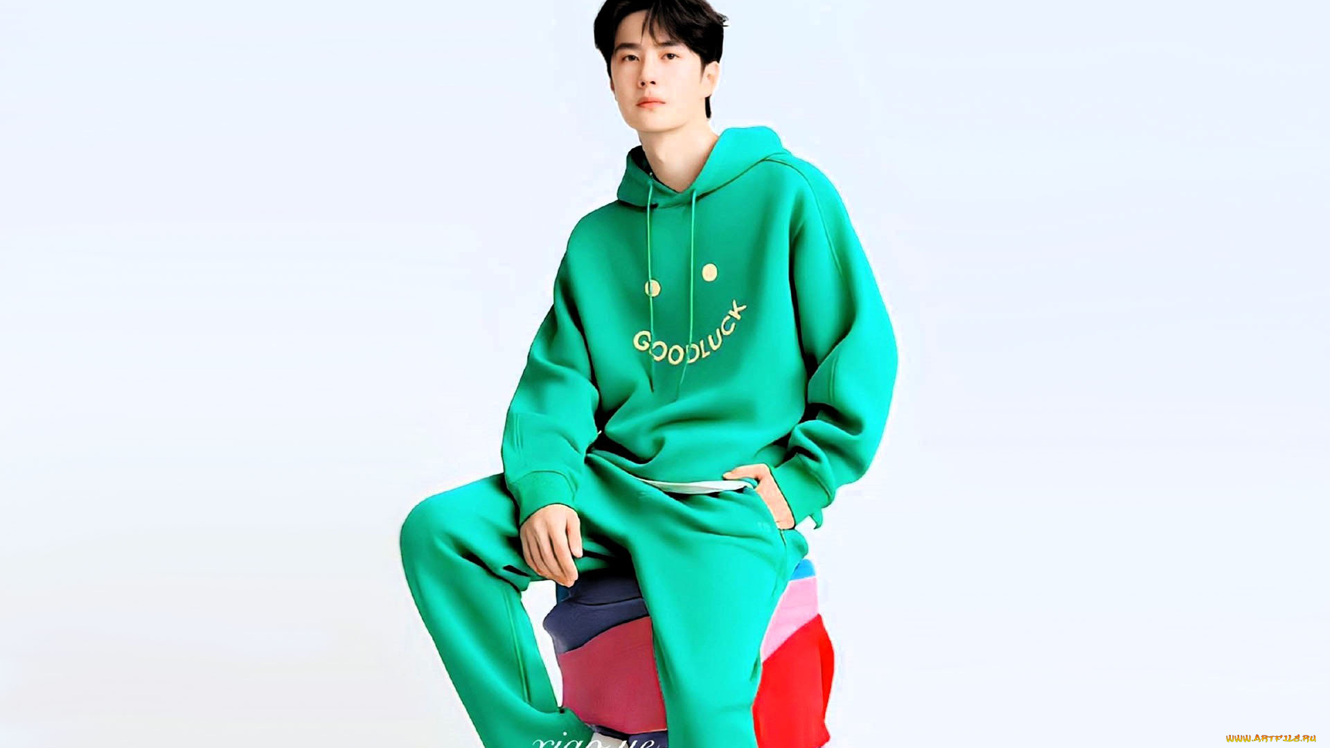 мужчины, wang, yi, bo, актер, костюм, пуфик