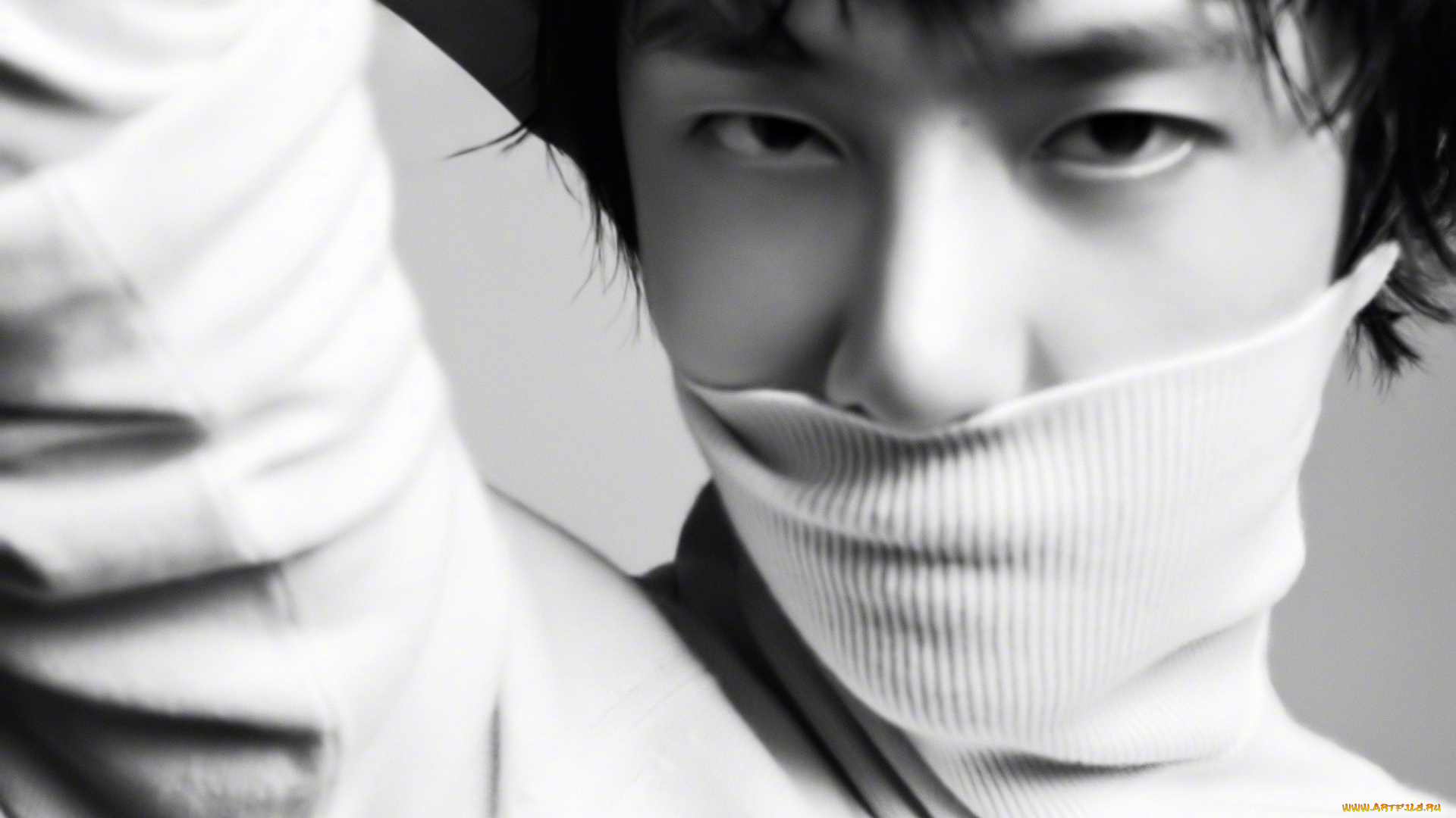 мужчины, wang, yi, bo, актер, лицо, свитер