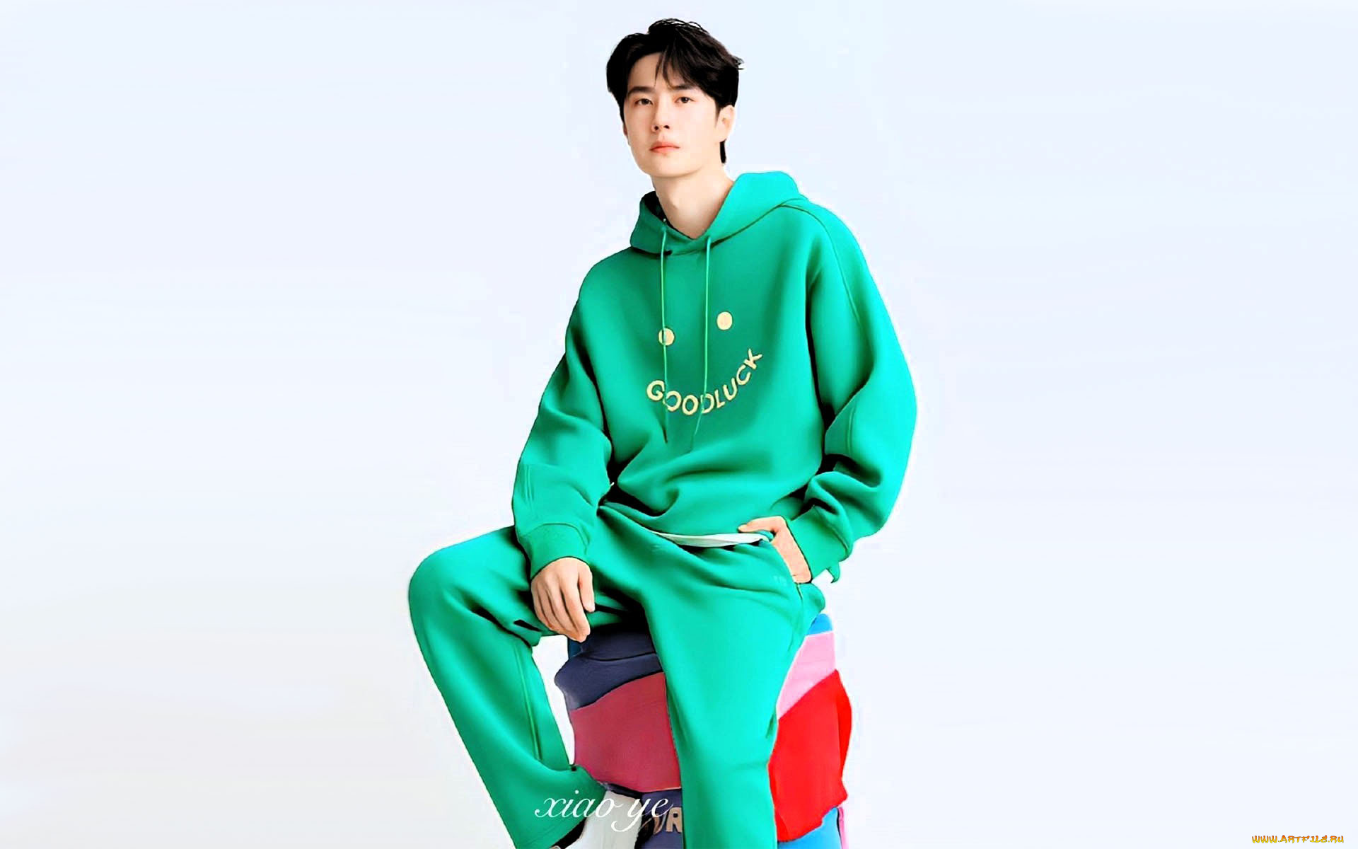 мужчины, wang, yi, bo, актер, костюм, пуфик