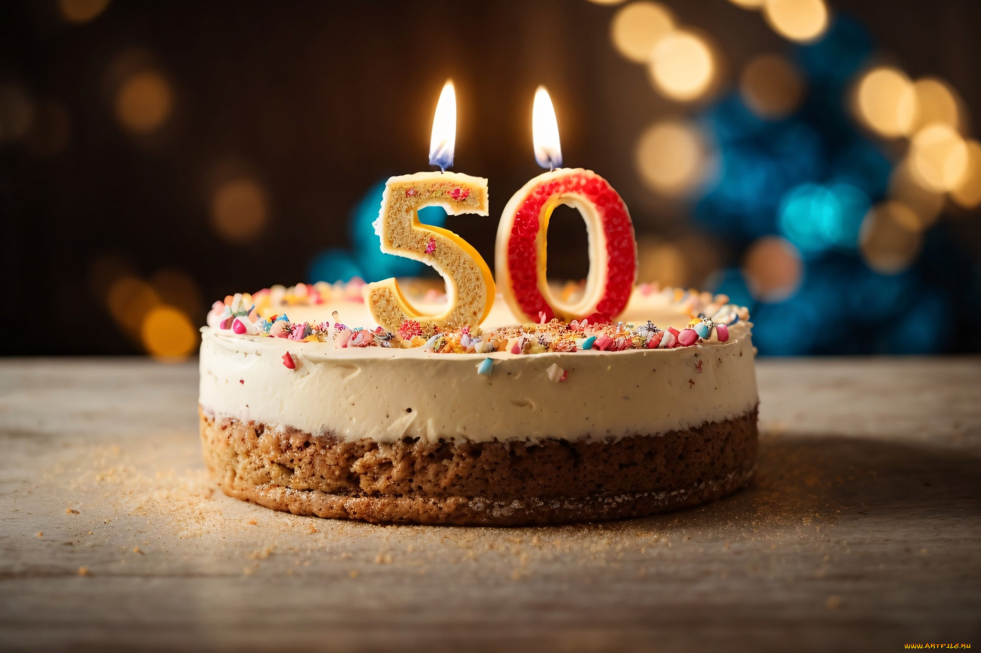 праздничные, день, рождения, торт, свечи