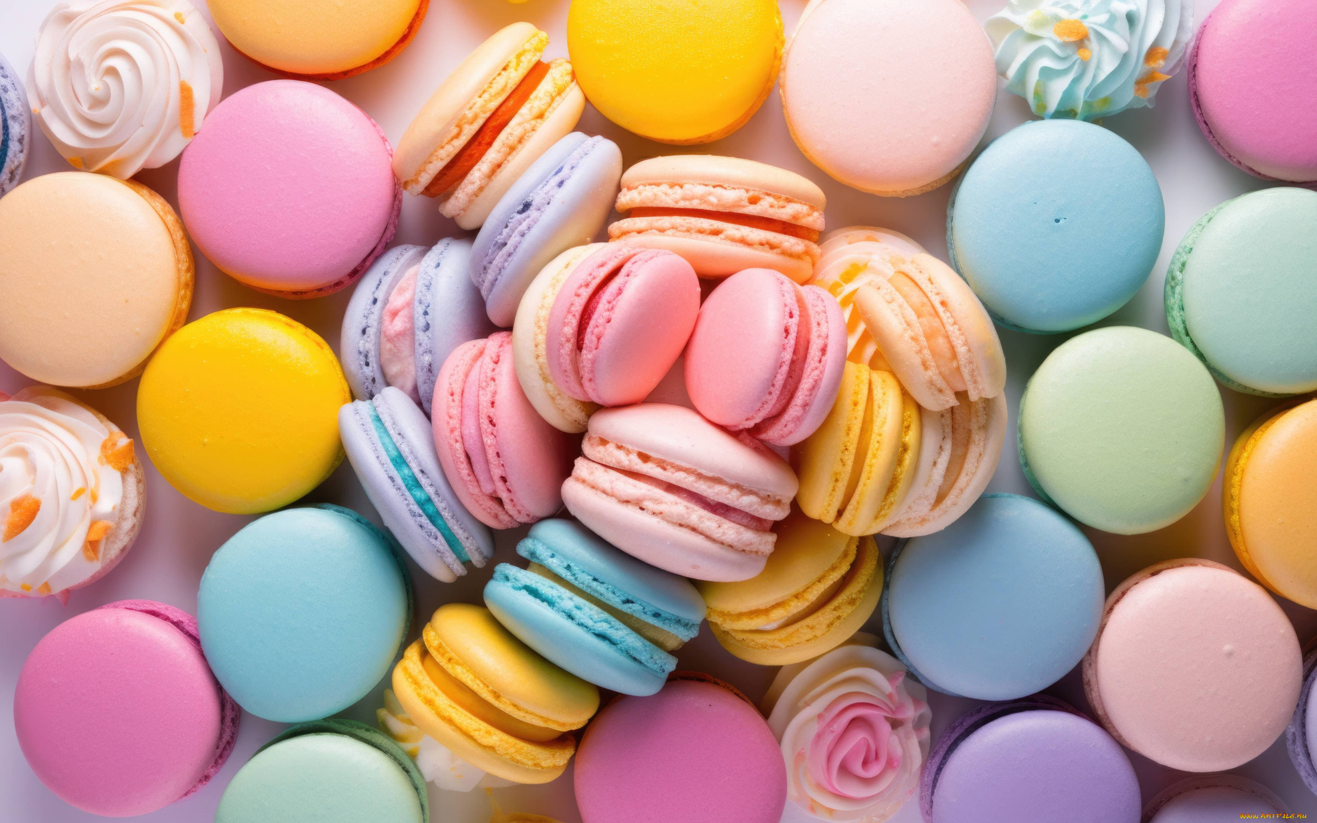 3д, графика, еда-, food, макаруны