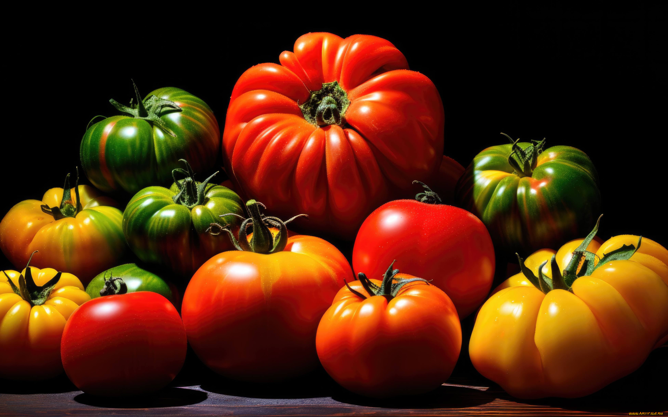 3д, графика, еда-, food, помидоры