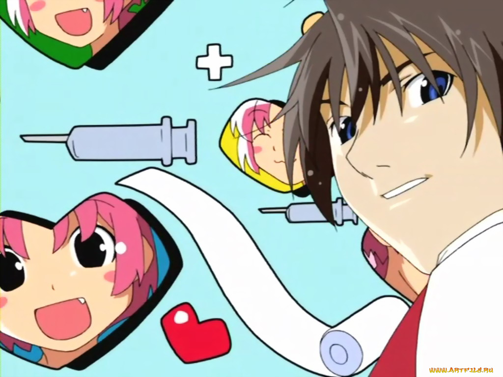 nurse, witch, komugi, chan, аниме