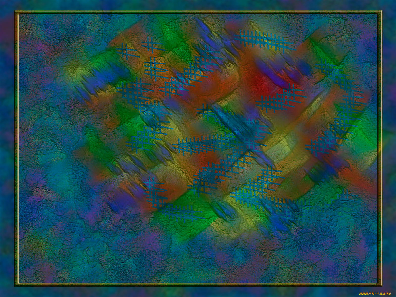 рисованные, абстракция