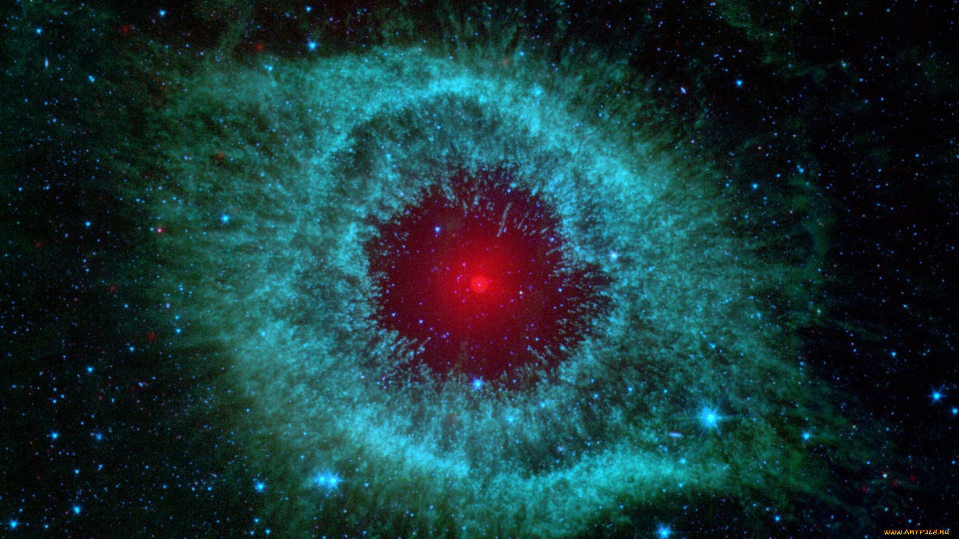 туманность, улитка, космос, галактики, туманности