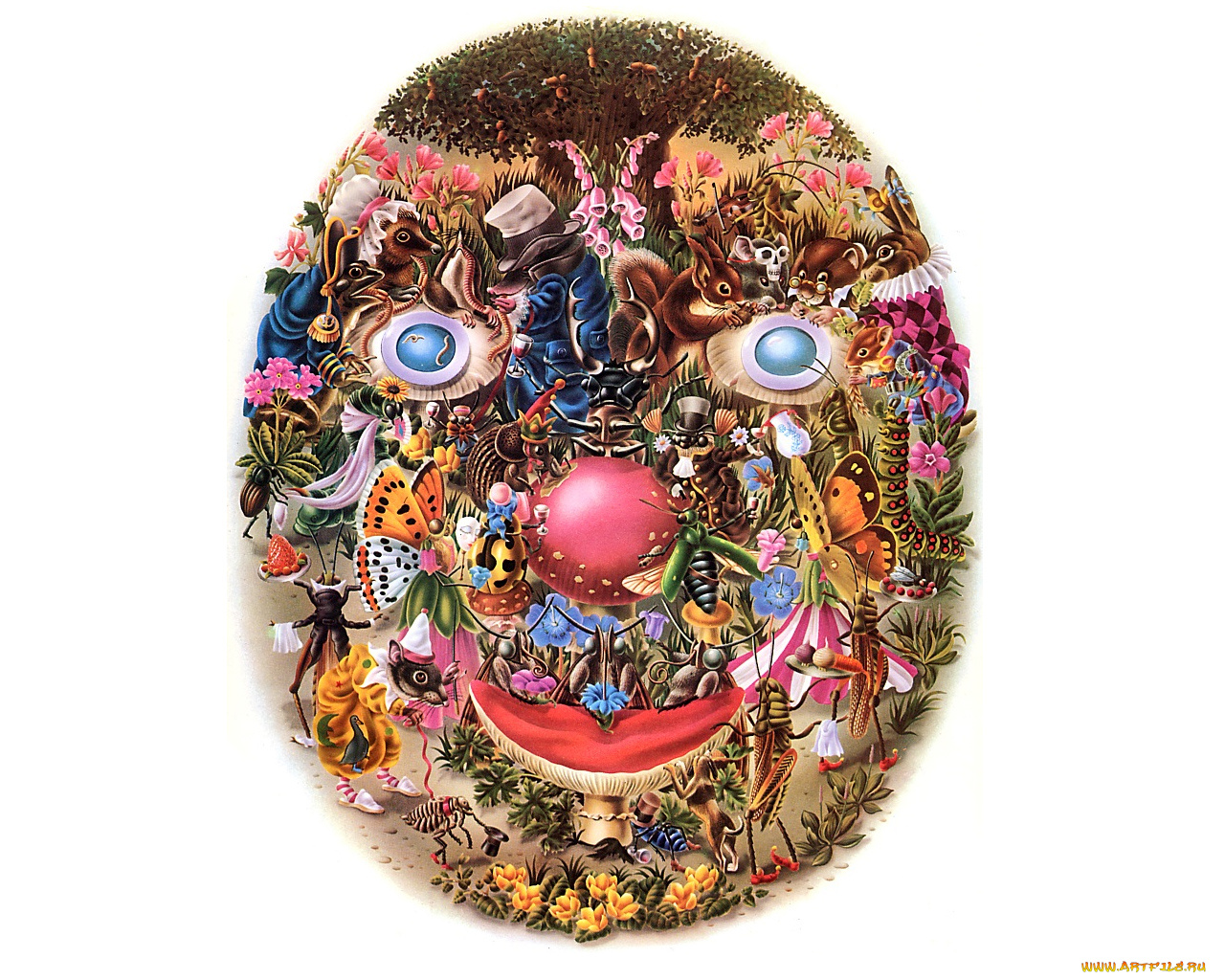 рисованные, животные, сказочные, мифические