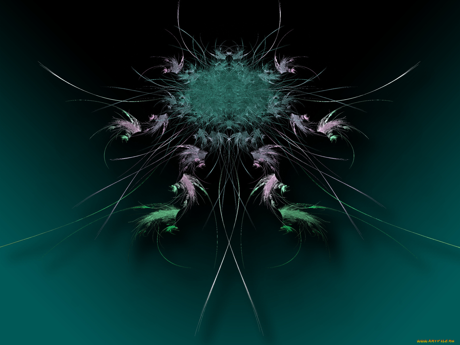 3д, графика, fractal, фракталы, узор, фон