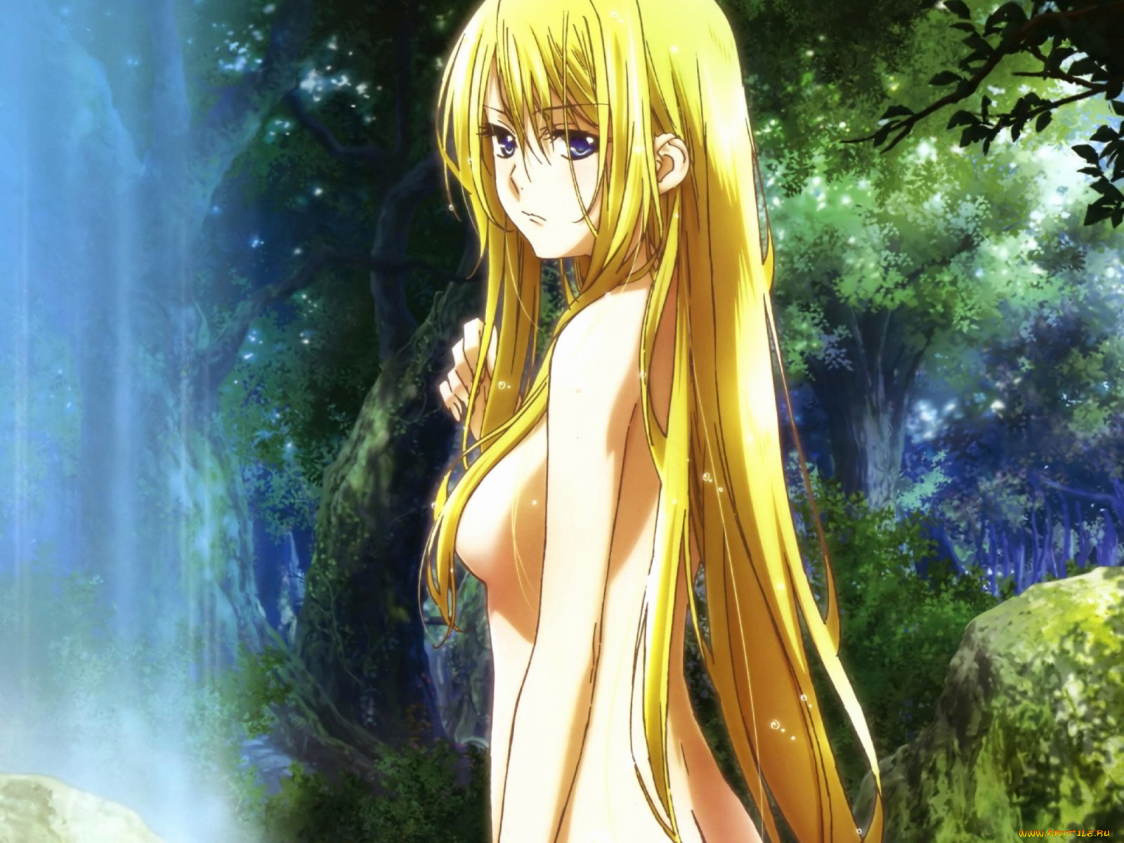 аниме, densetsu, no, yuusha, взгляд