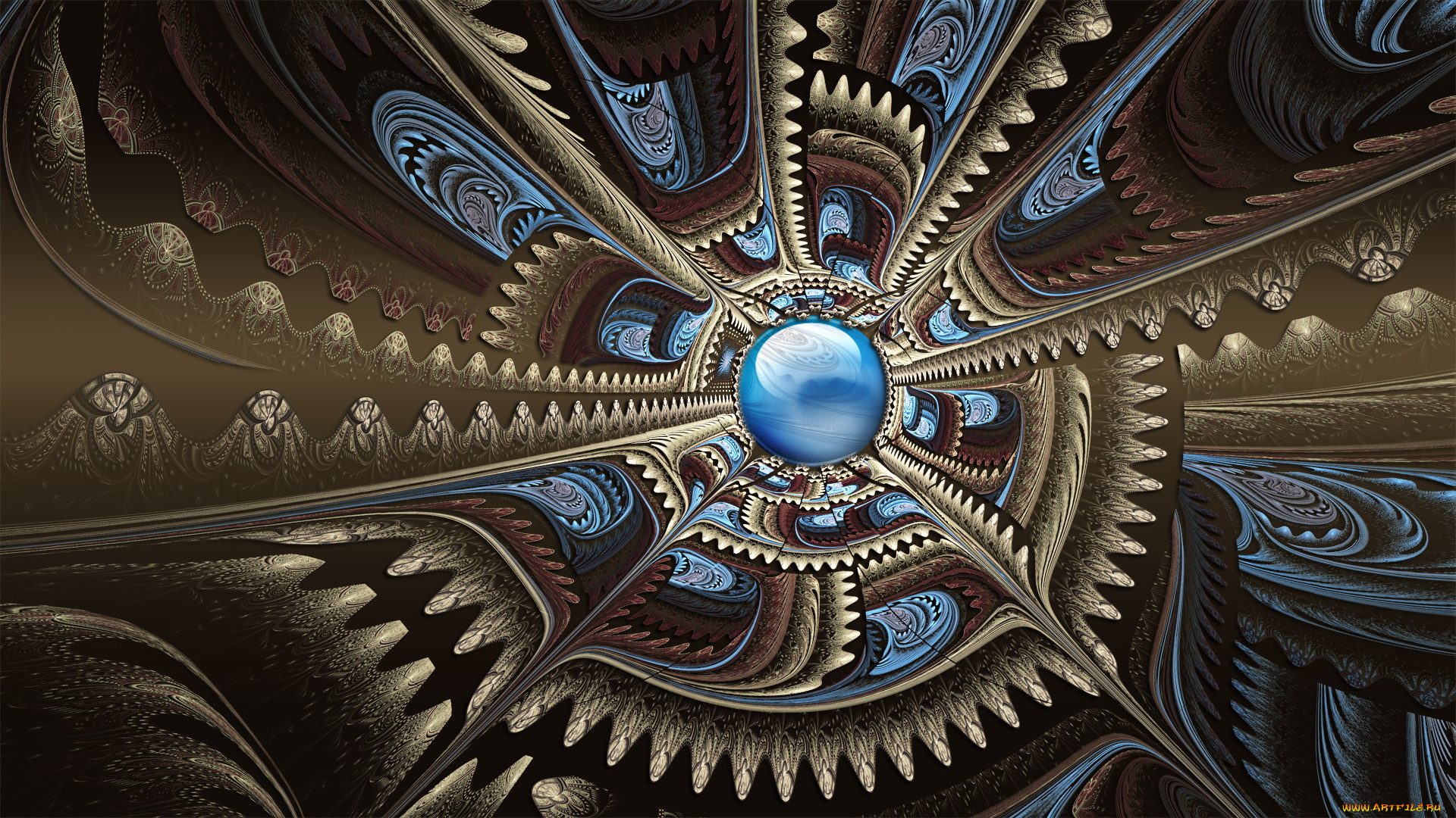 3д, графика, fractal, фракталы, узор, фон