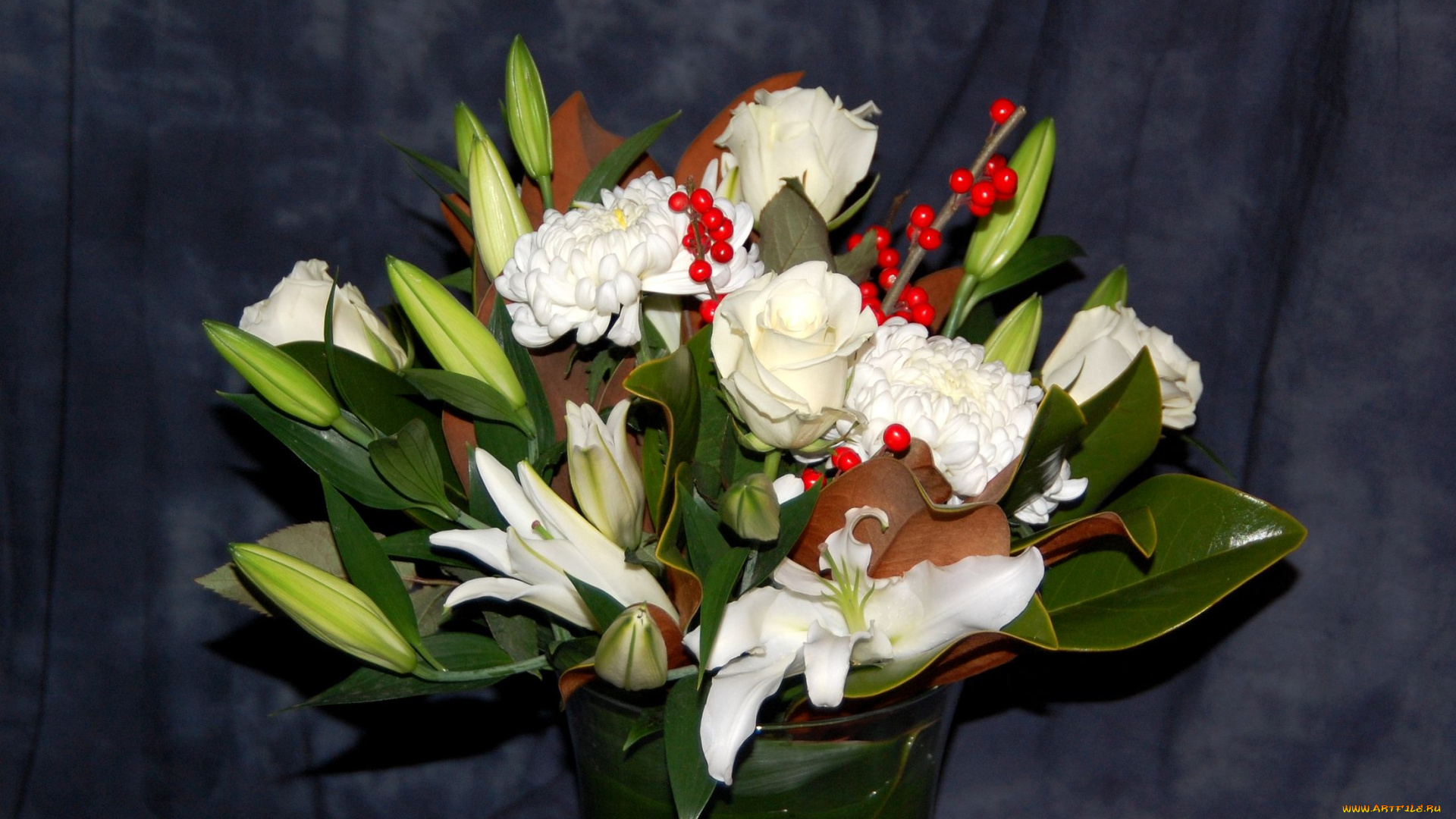 цветы, букеты, композиции, хризантемы, розы, лилии