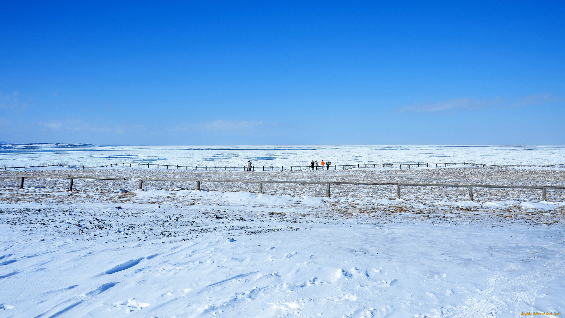 природа, зима, снег