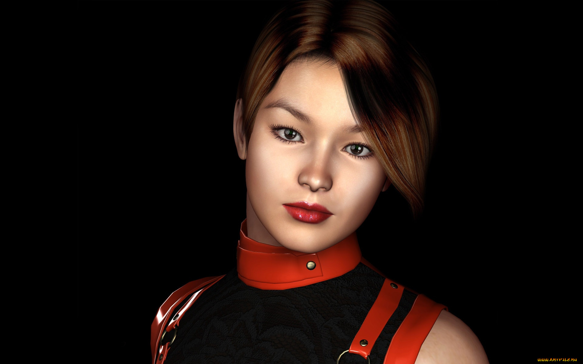 3д, графика, portraits, портрет, девушка