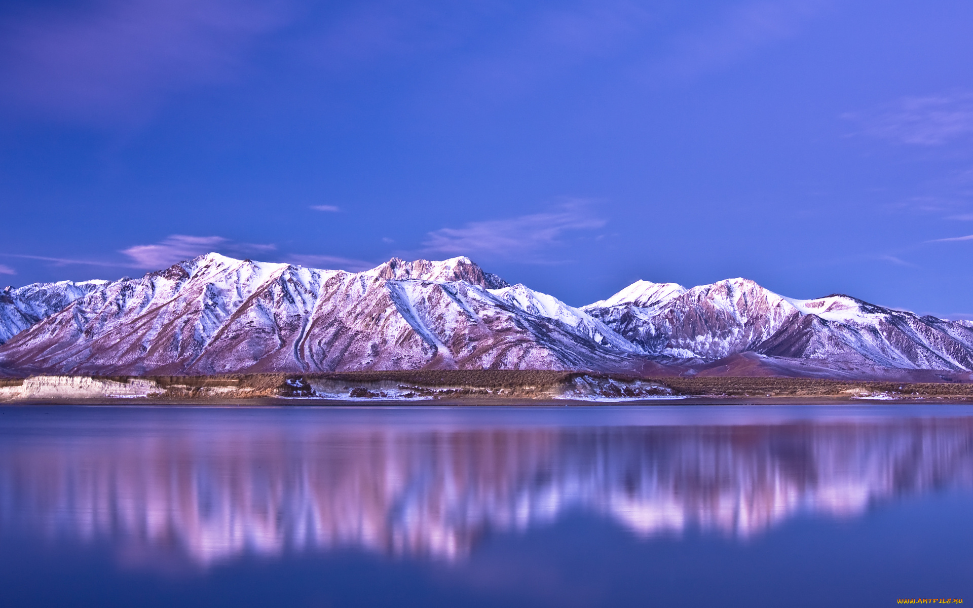 природа, реки, озера, отражение, озеро, горы, небо