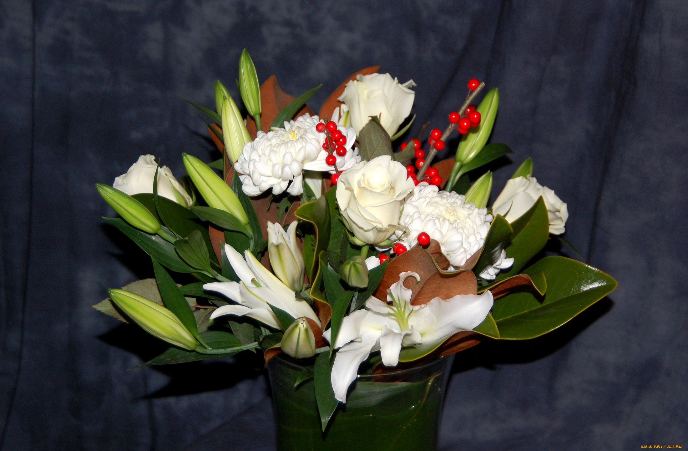 цветы, букеты, композиции, хризантемы, розы, лилии