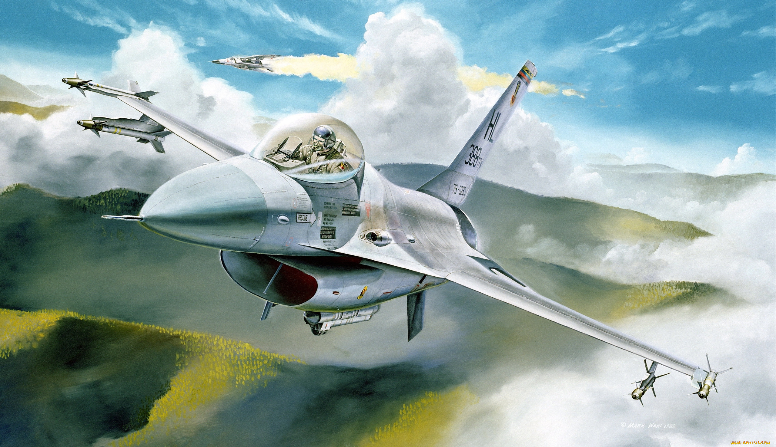 авиация, 3д, рисованые, graphic