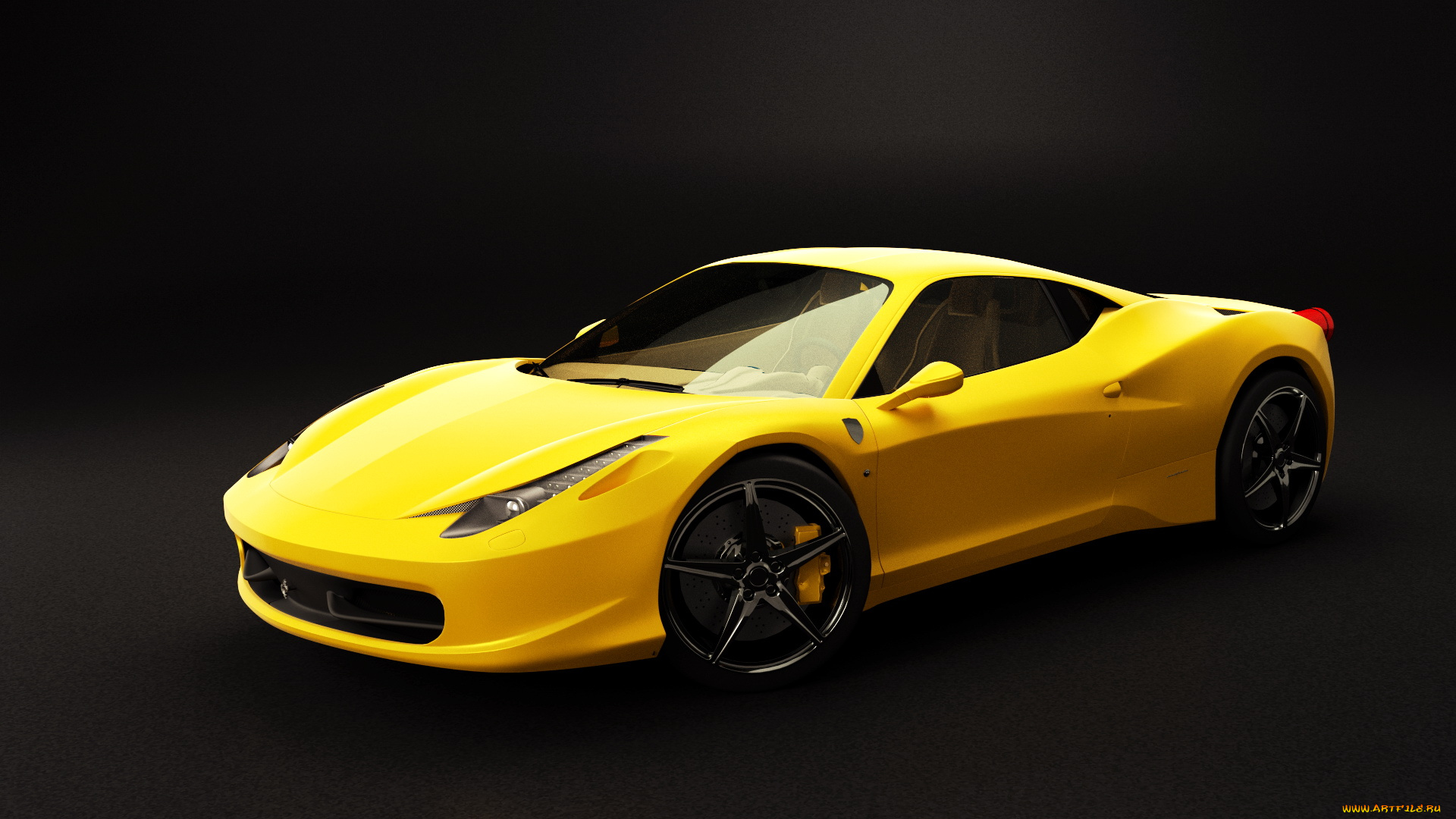 автомобили, 3д, ferrari