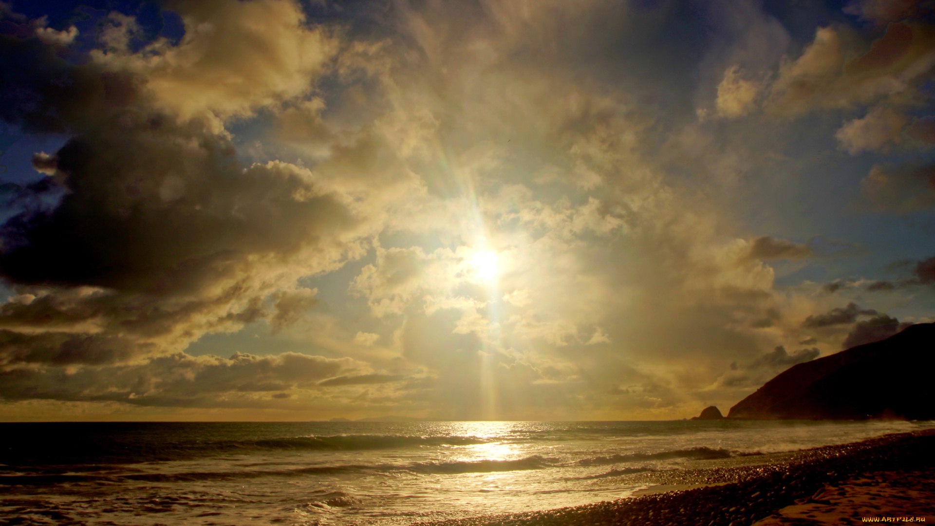 california, malibu, природа, восходы, закаты, облака, сумерки, море
