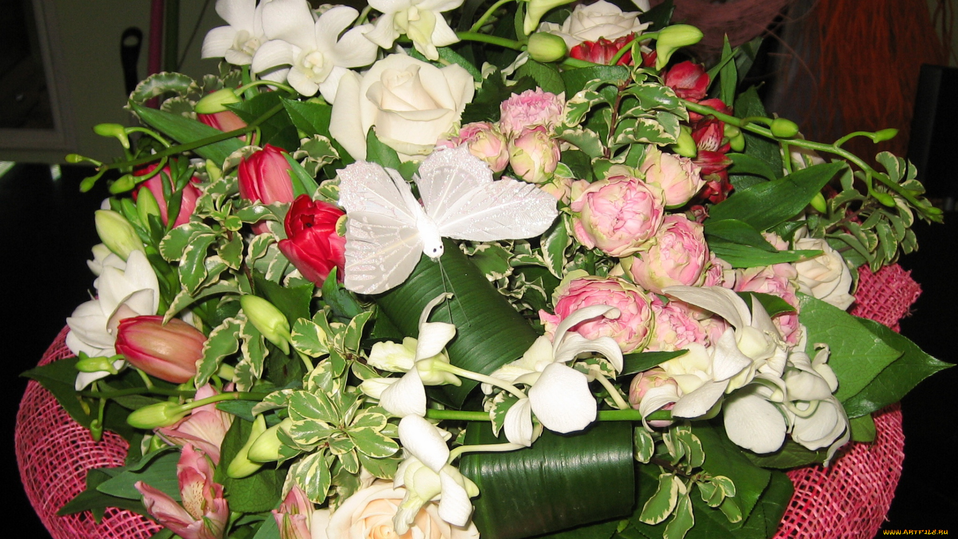 цветы, букеты, композиции, букет, лилии, розы