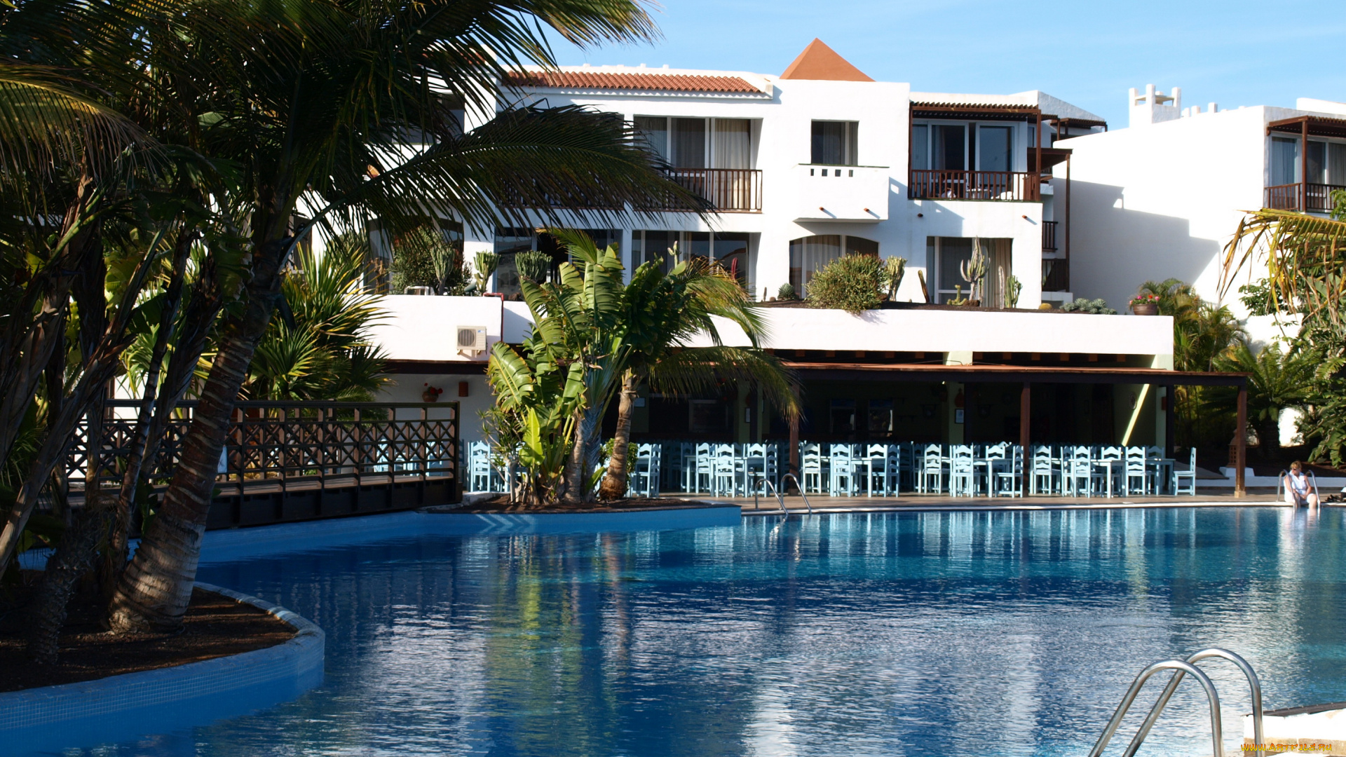 испания, канарские, ва, пахара, интерьер, бассейны, открытые, площадки, бассейн, курорт