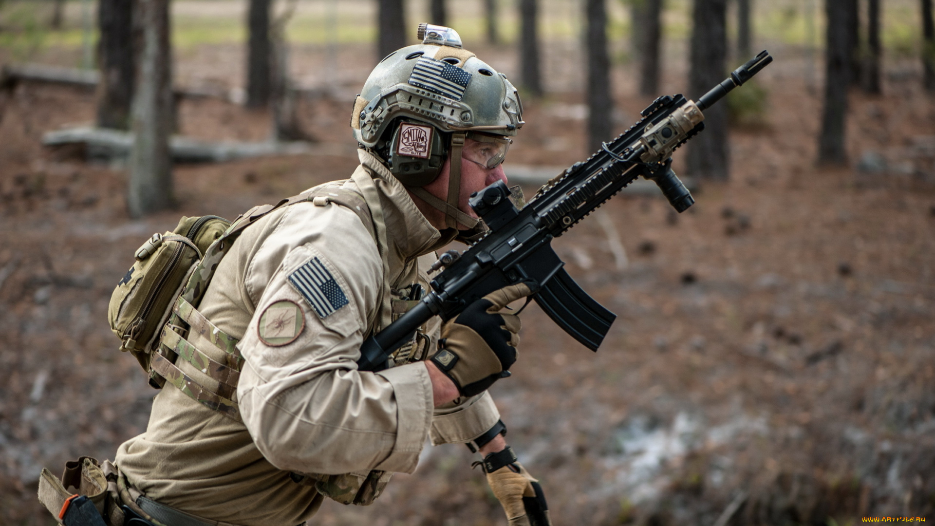 оружие, армия, спецназ, учения, солдат