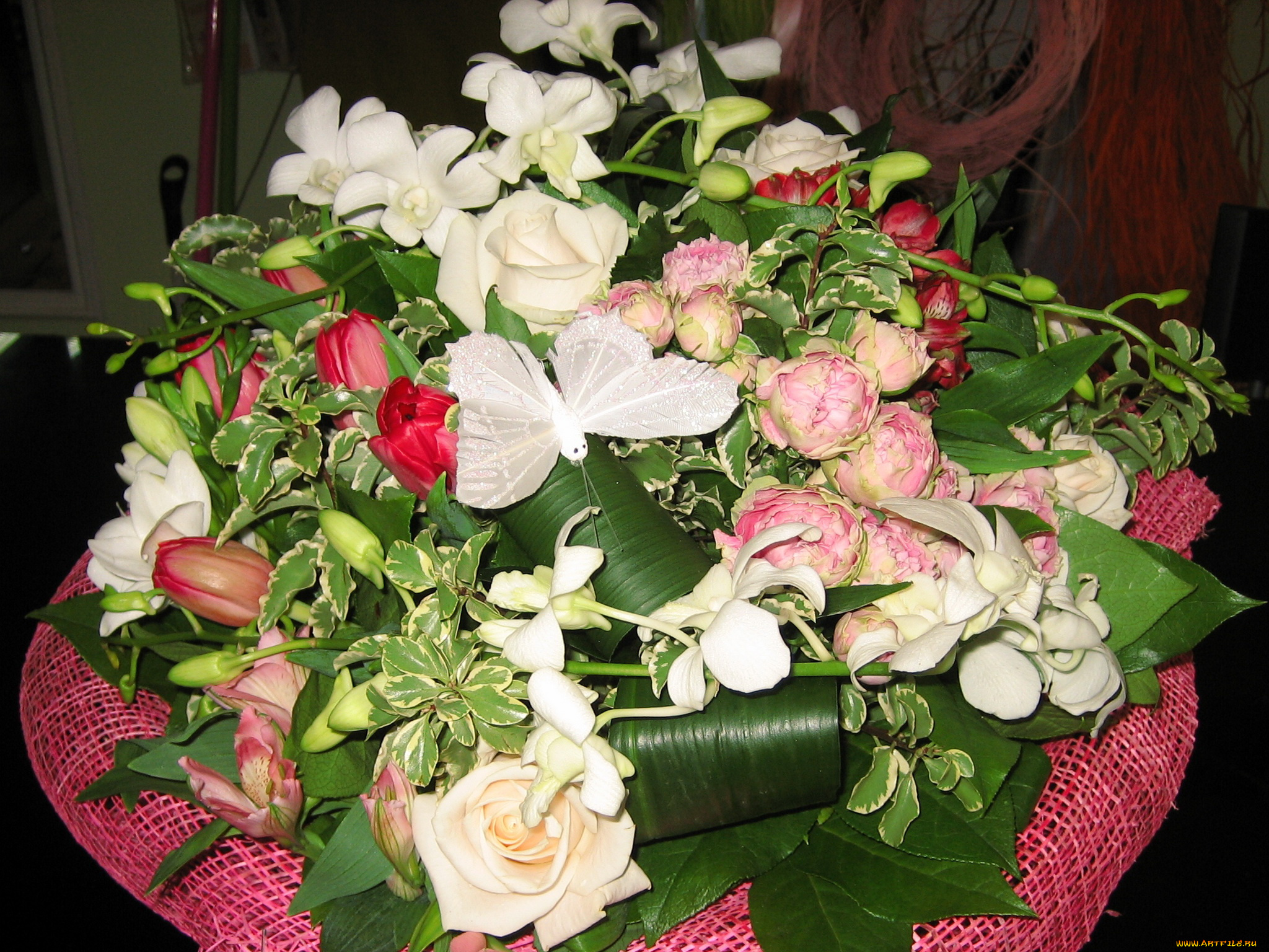цветы, букеты, композиции, букет, лилии, розы