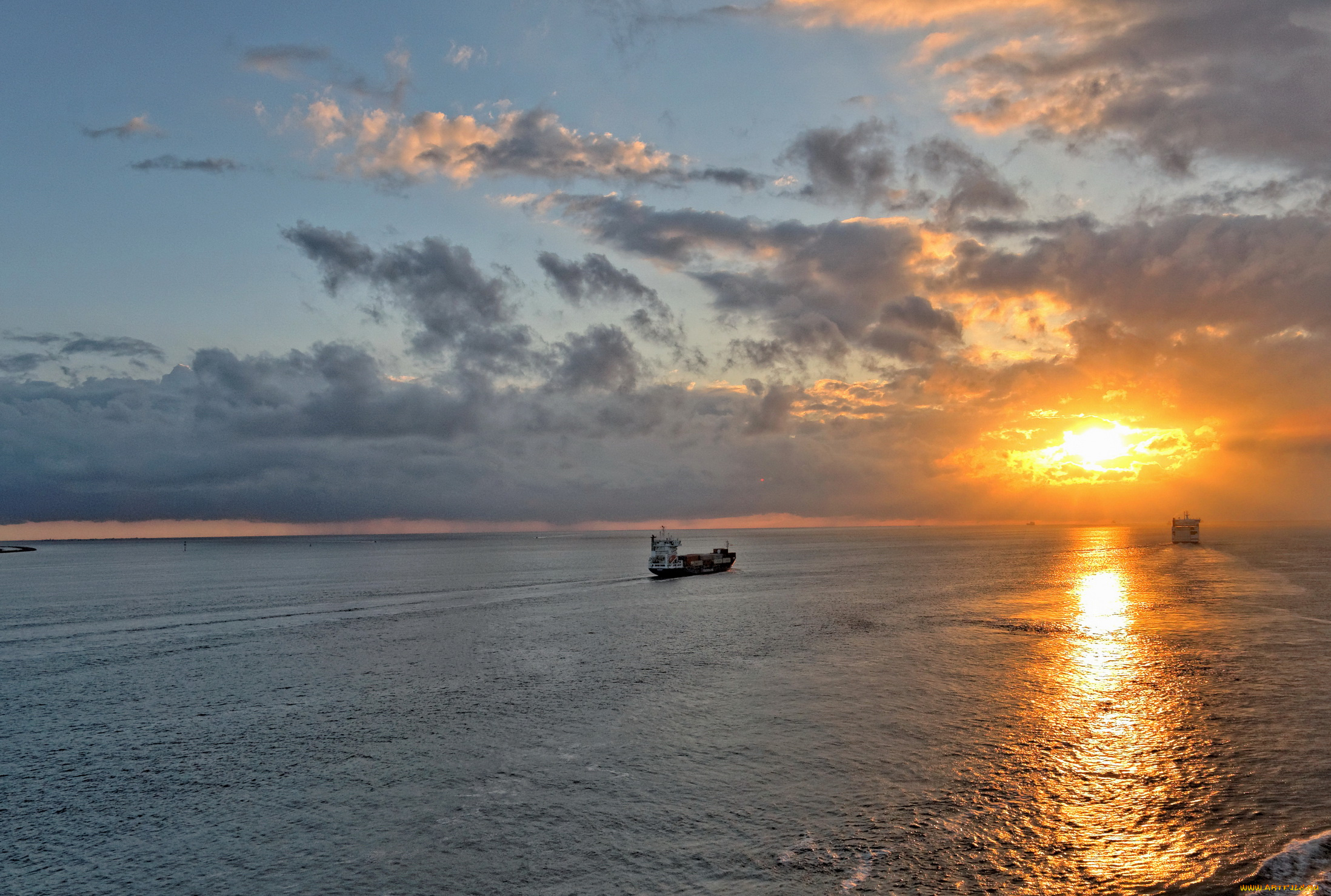 нидерланды, rotterdam, природа, восходы, закаты, море, закат
