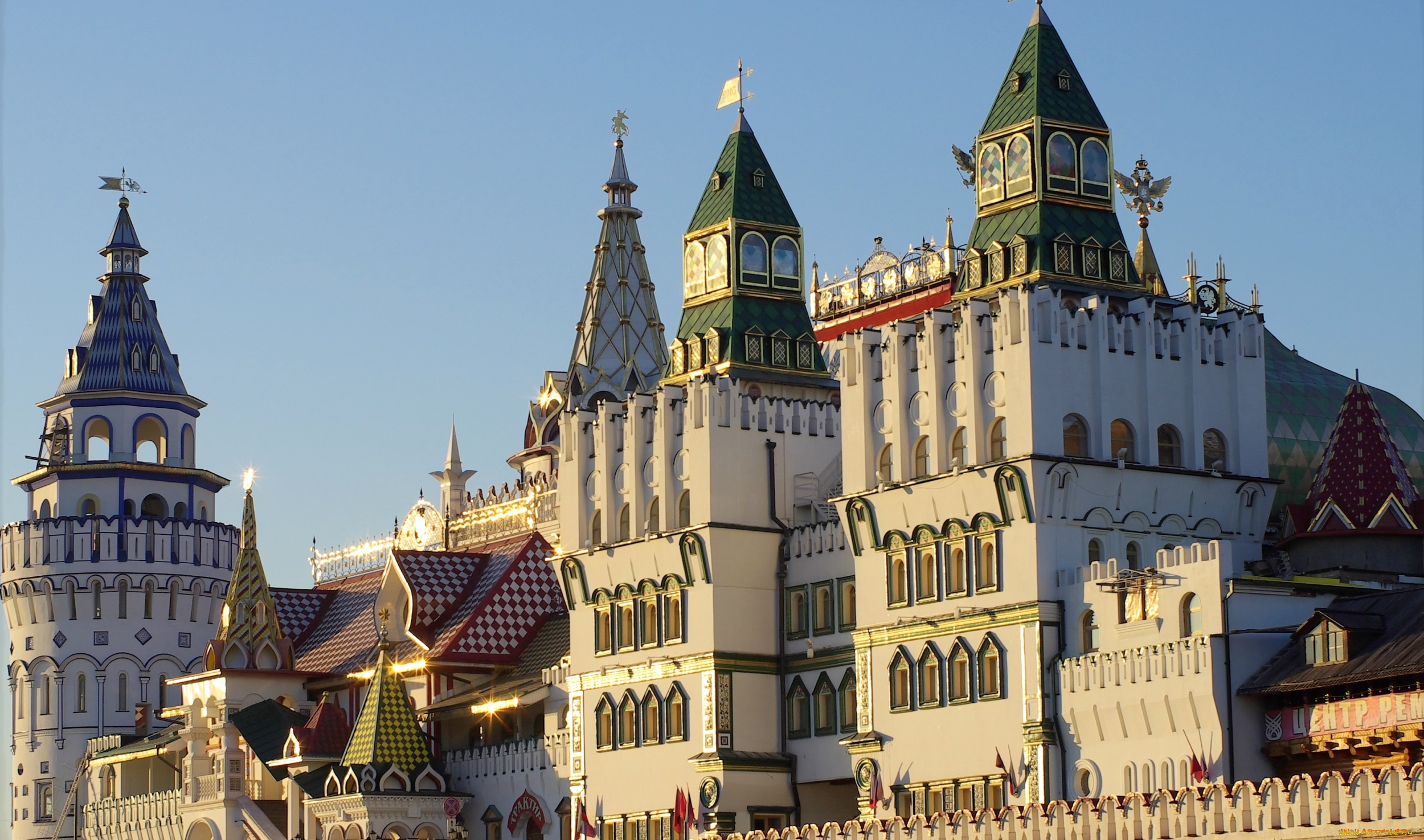 измайлово, города, москва, россия, кремль, архитектура