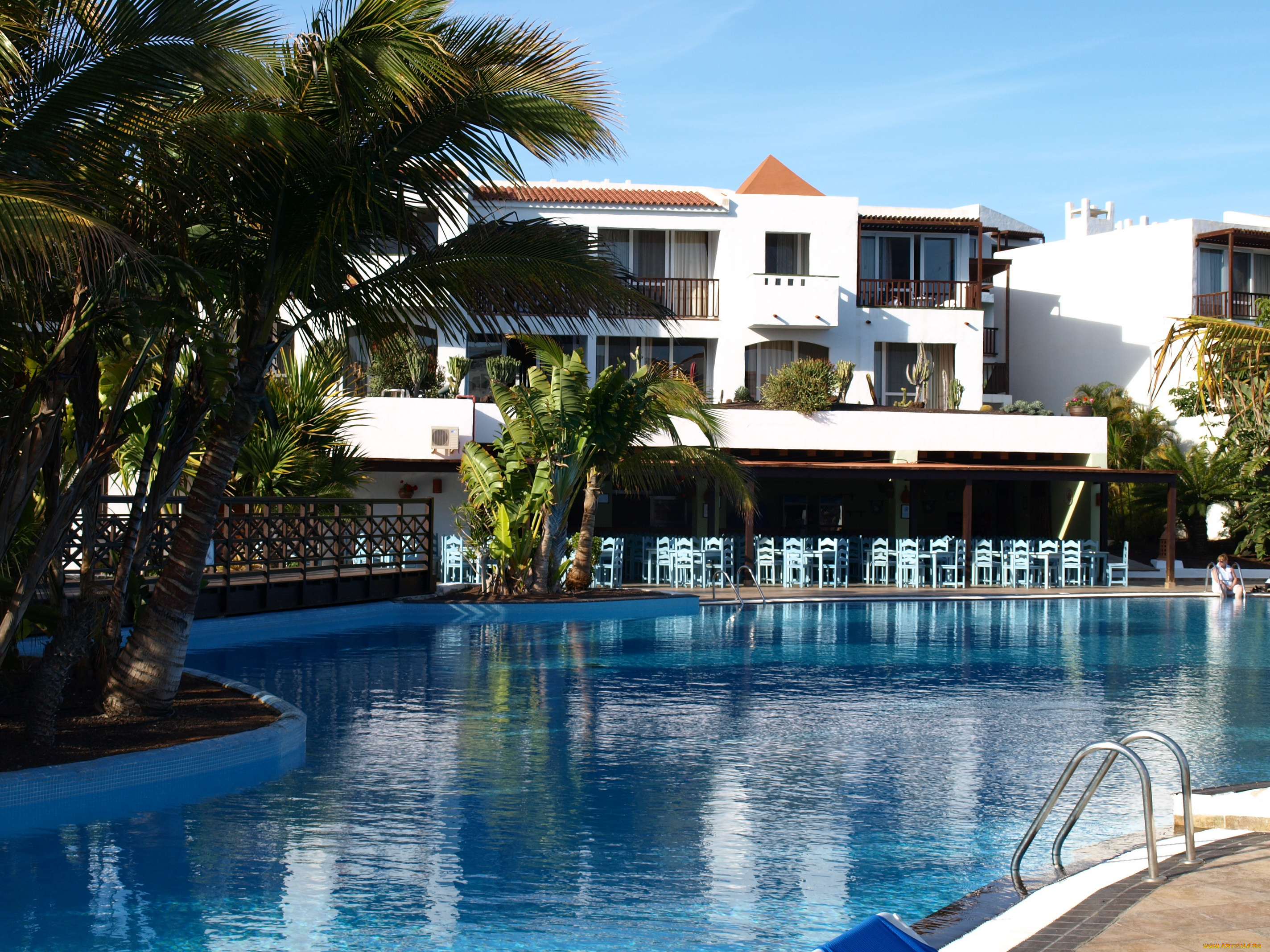 испания, канарские, ва, пахара, интерьер, бассейны, открытые, площадки, бассейн, курорт