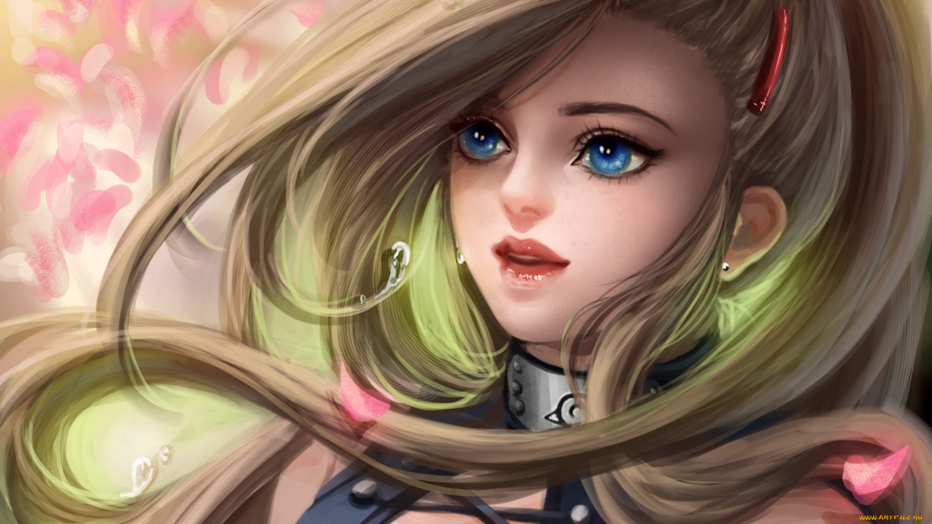 аниме, naruto, арт, ино, куноичи, волосы, девушка