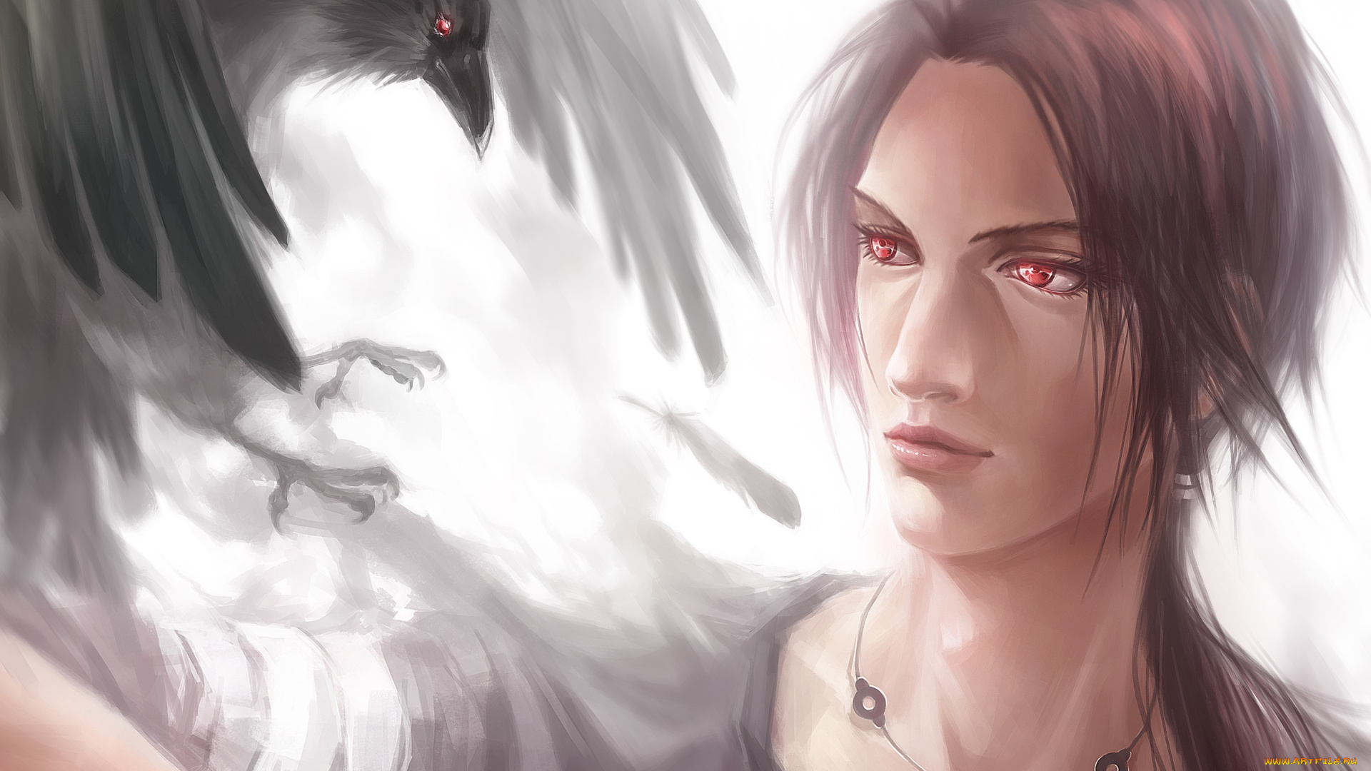 аниме, naruto, рисованный, наруто, арт, учиха, итачи