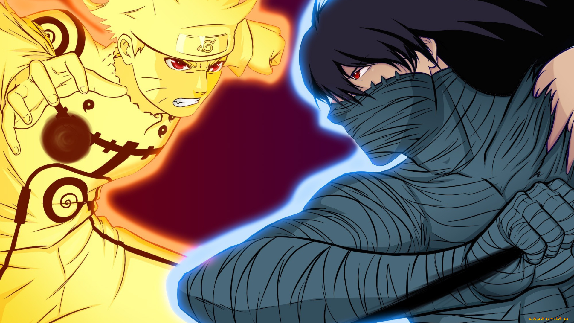 аниме, *unknown, , другое, блич, наруто, ичиго, финальная, форма, куросаки
