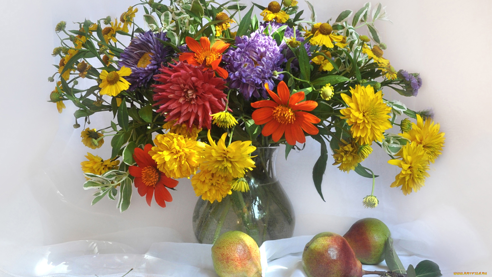 цветы, букеты, , композиции, осень