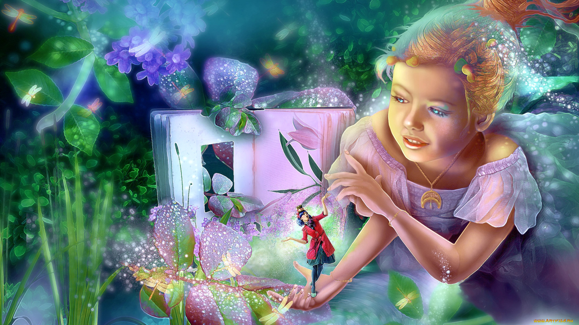 фэнтези, фотоарт, девочка