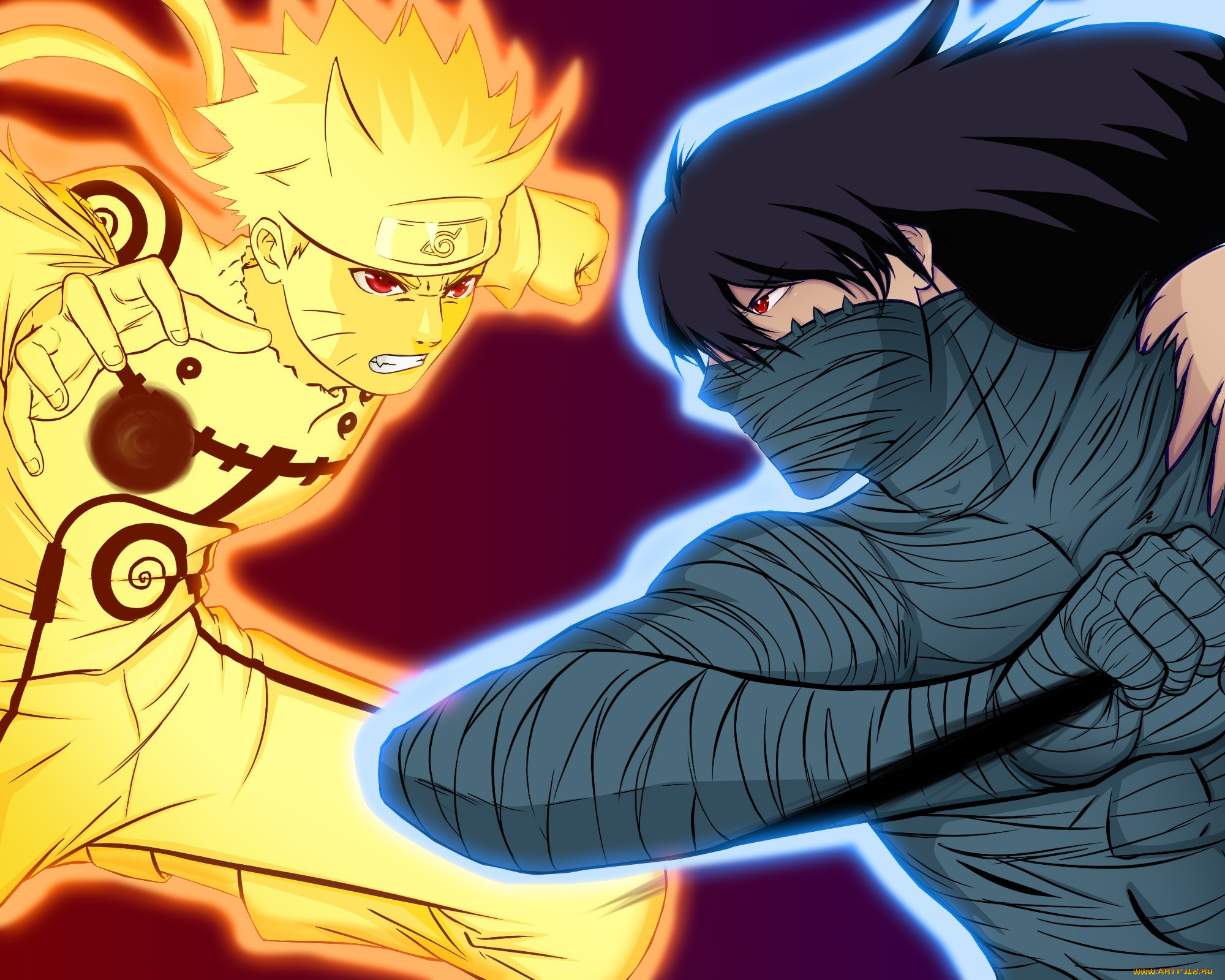 аниме, *unknown, , другое, блич, наруто, ичиго, финальная, форма, куросаки