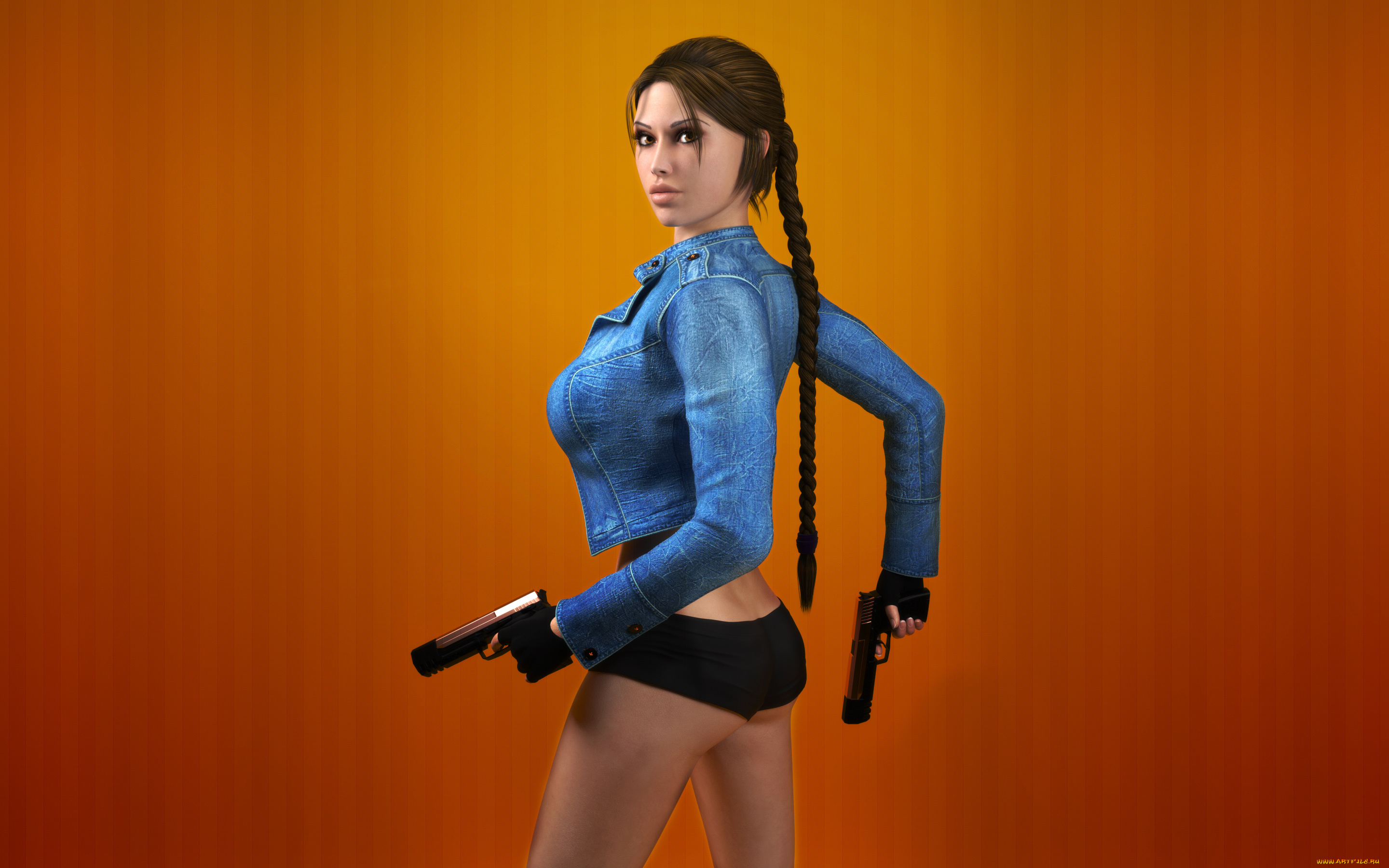 девушка, видео, игры, tomb, raider, , legend, tomb, raider, оружие