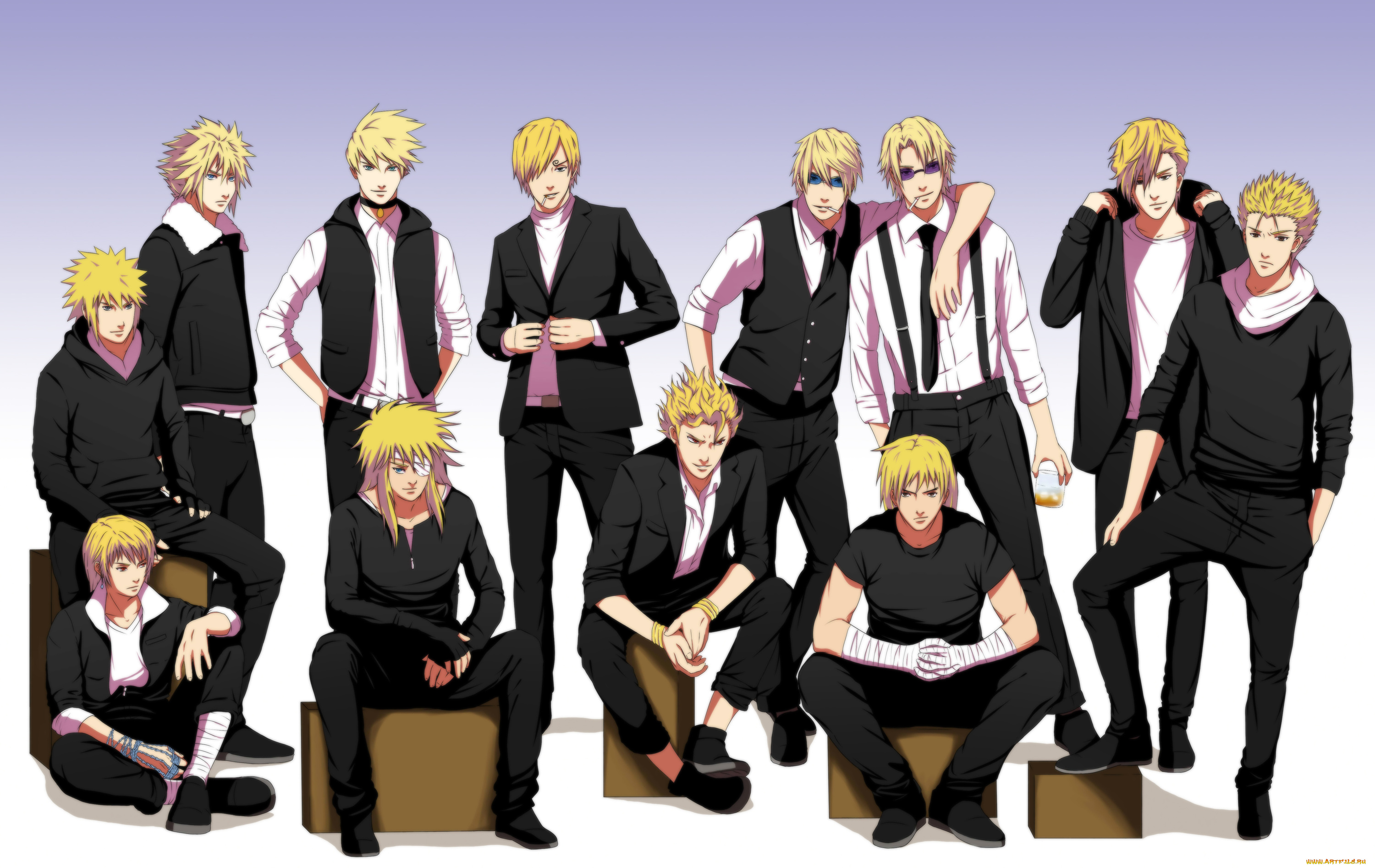 аниме, *unknown, , другое, saint, seiya, the, lost, canvas, k-project, kfour9, реборн, арт, наруто, street, fighter, hunter, x, дино, минато, шизуо, getbackers, durarara, final, fantasy, vii