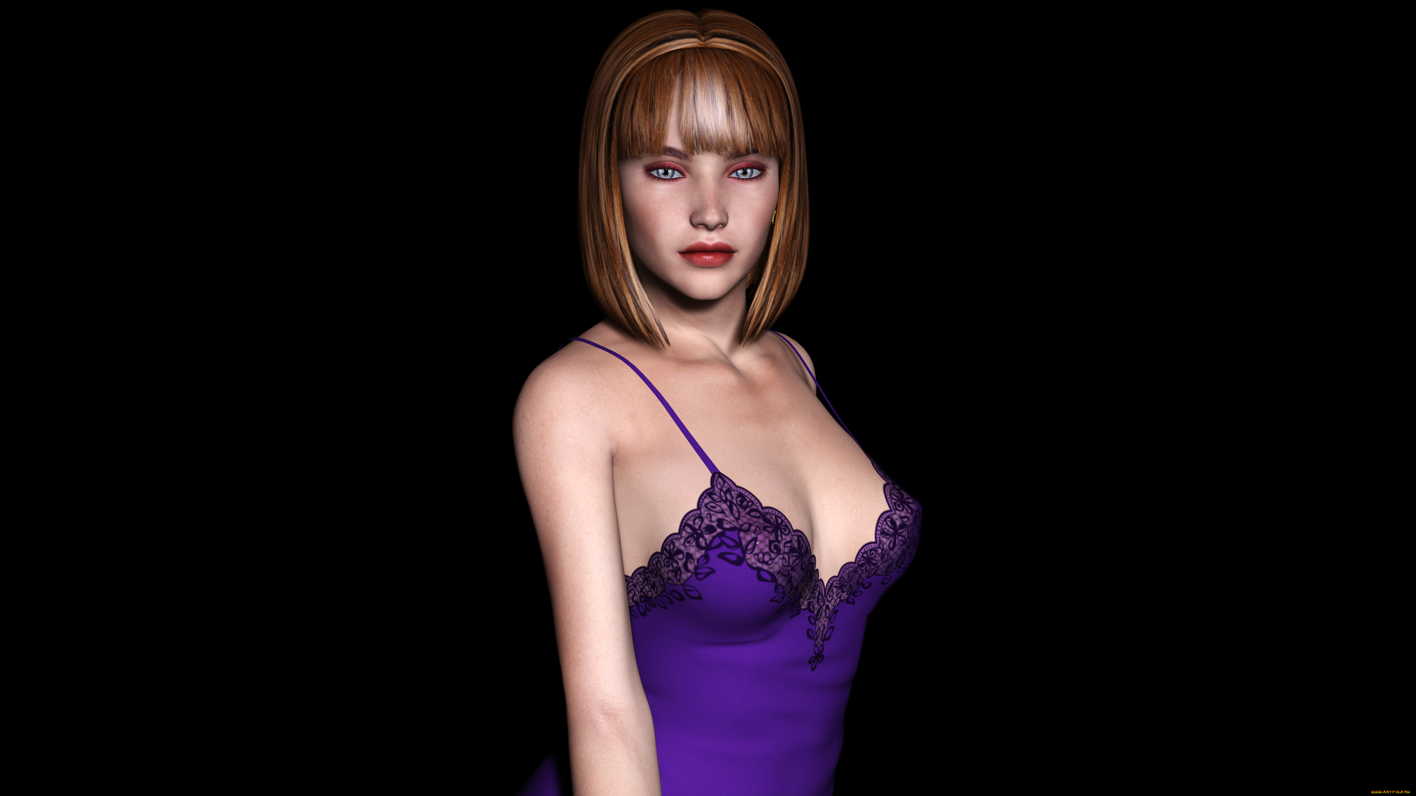 3д, графика, people, , люди, девушка, взгляд, фон