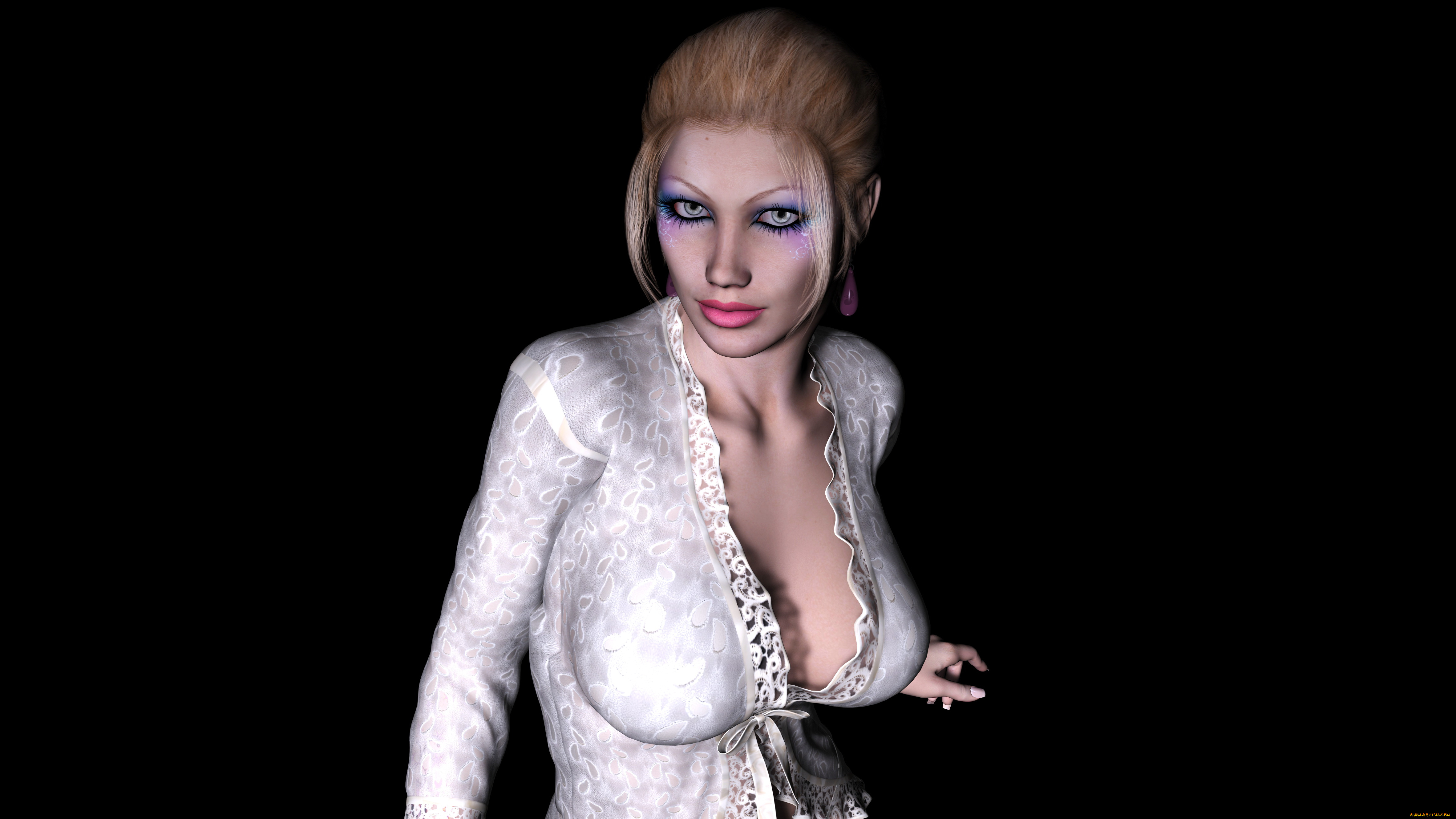 3д, графика, people, , люди, фон, девушка, взгляд