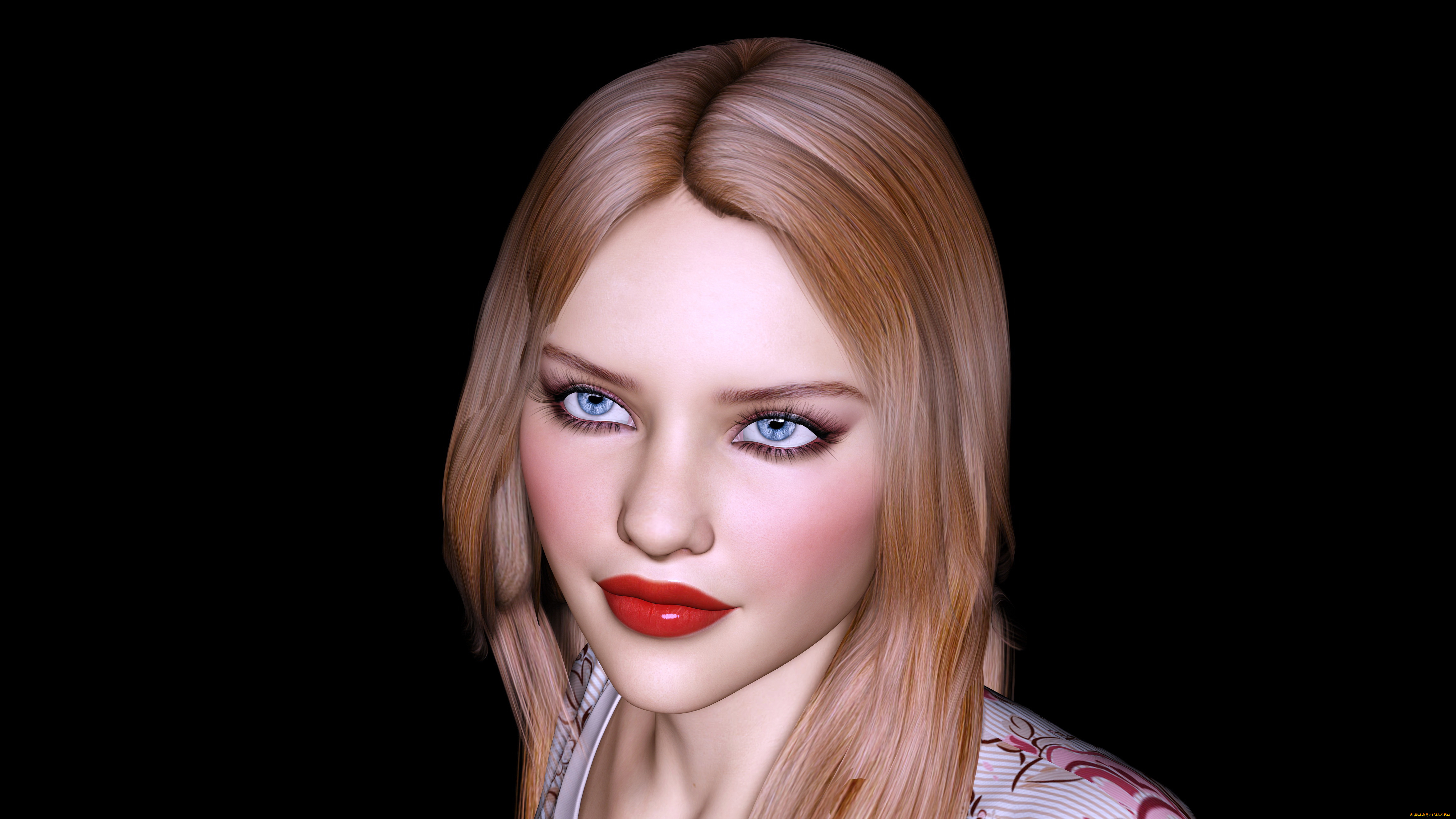 3д, графика, portraits, , портрет, взгляд, девушка, фон