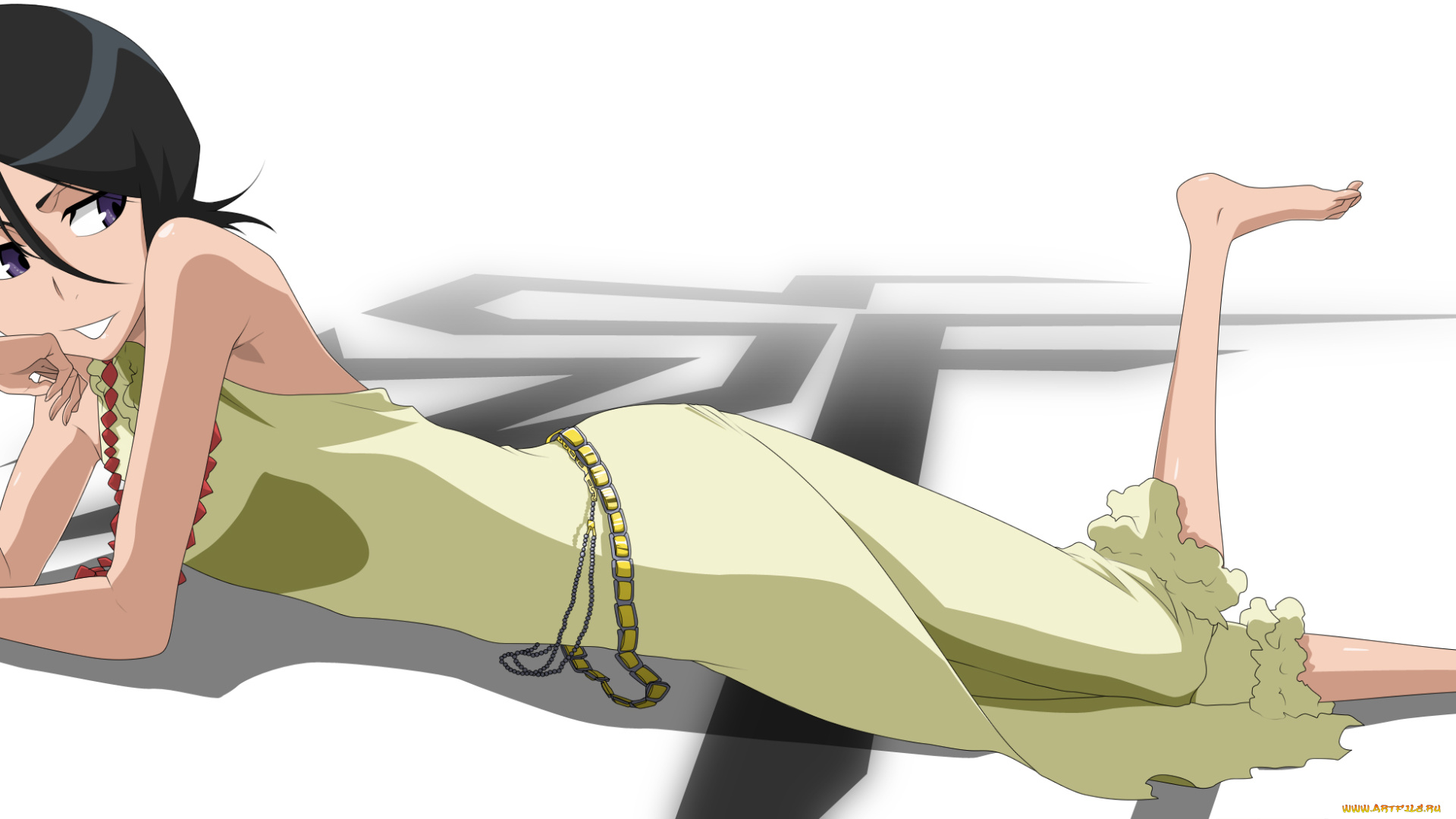 аниме, unknown, , другое, фон, девушка, взгляд