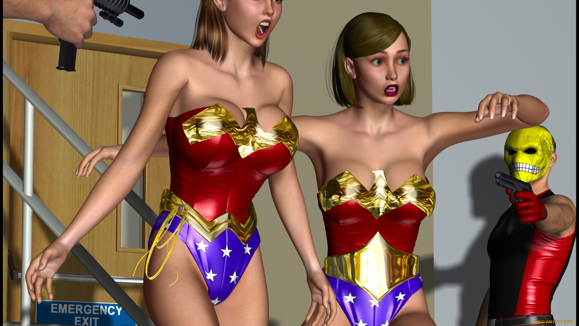 lordsnot, 3д, графика, фантазия, , fantasy, взгляд, девушки, фон